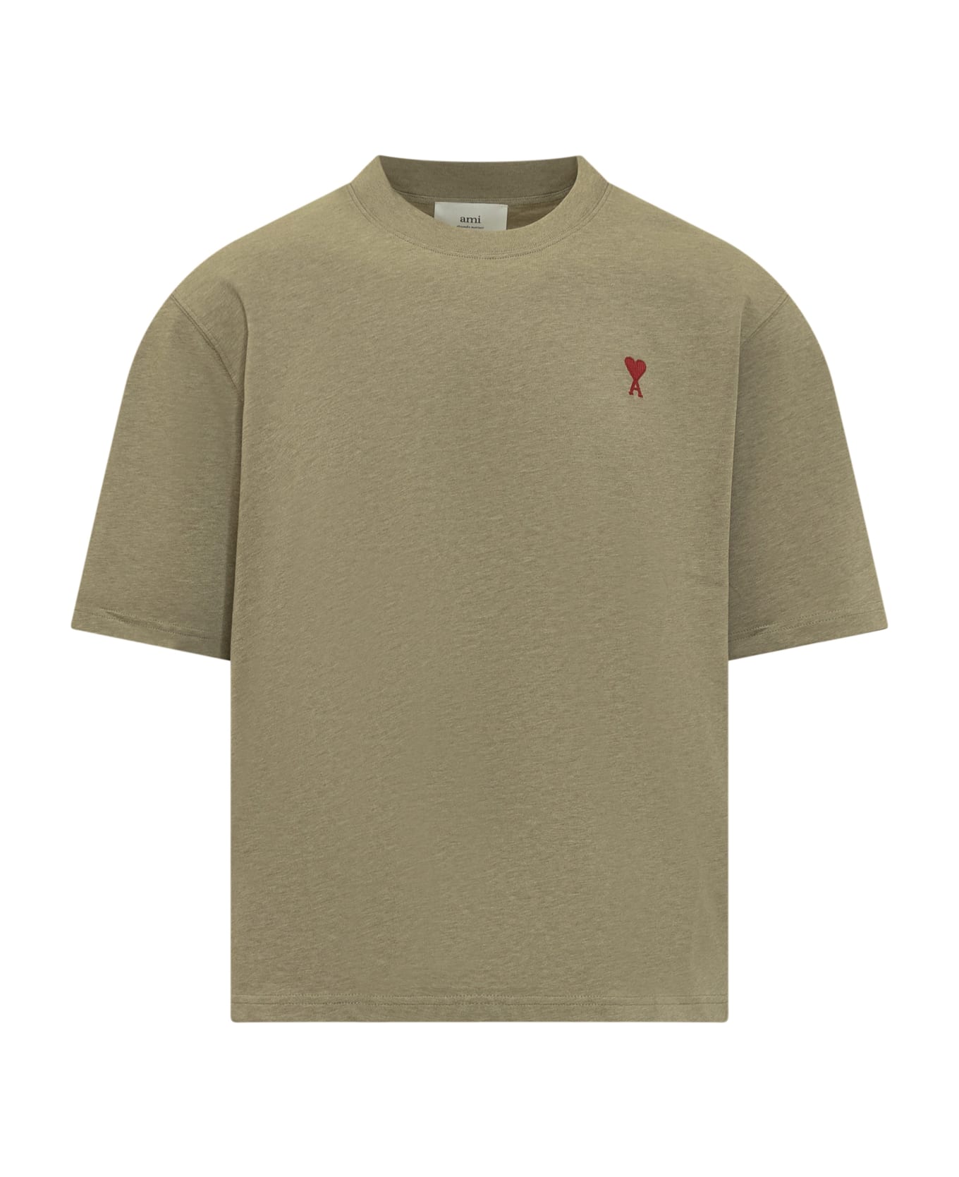 Ami Alexandre Mattiussi T-shirt With Logo - HEATHER SAGE シャツ