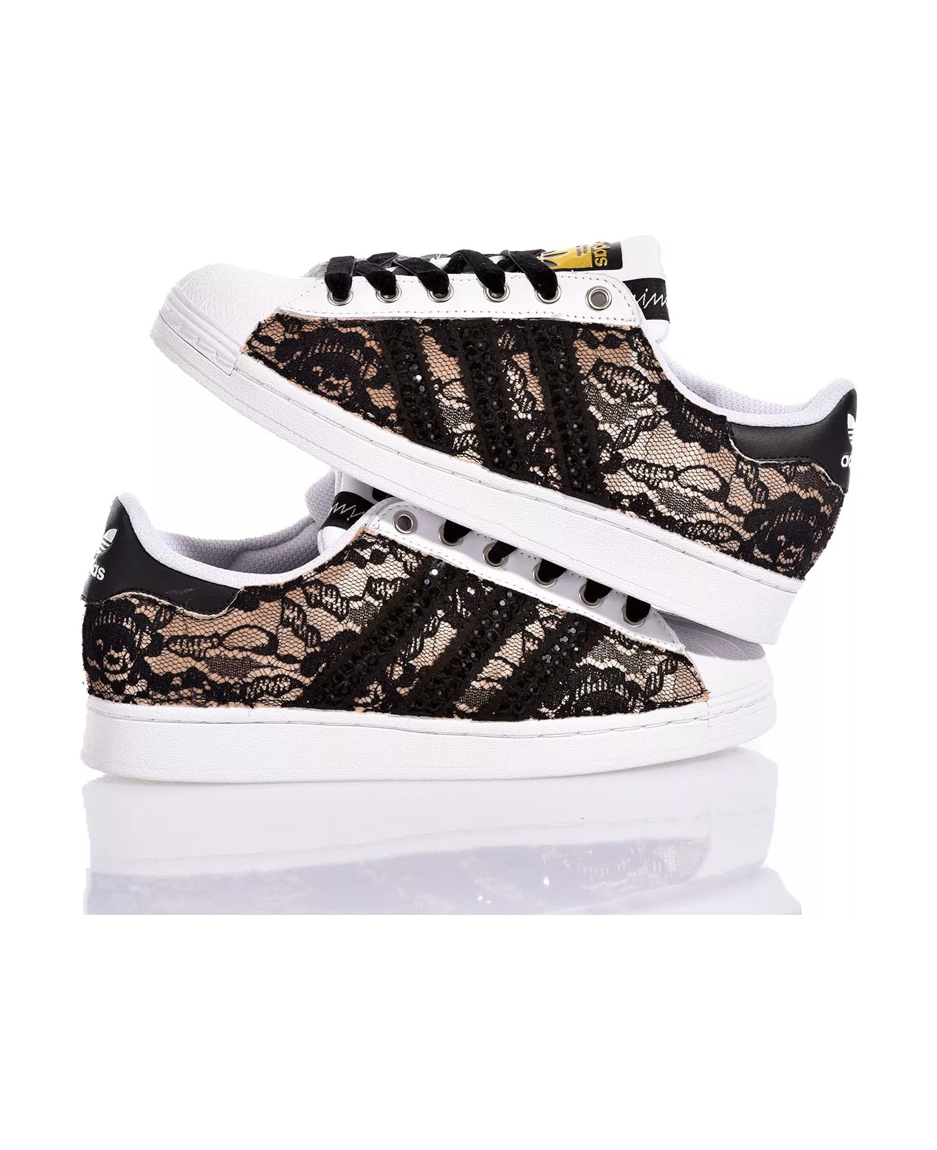 Mimanera Adidas Superstar Black Lace