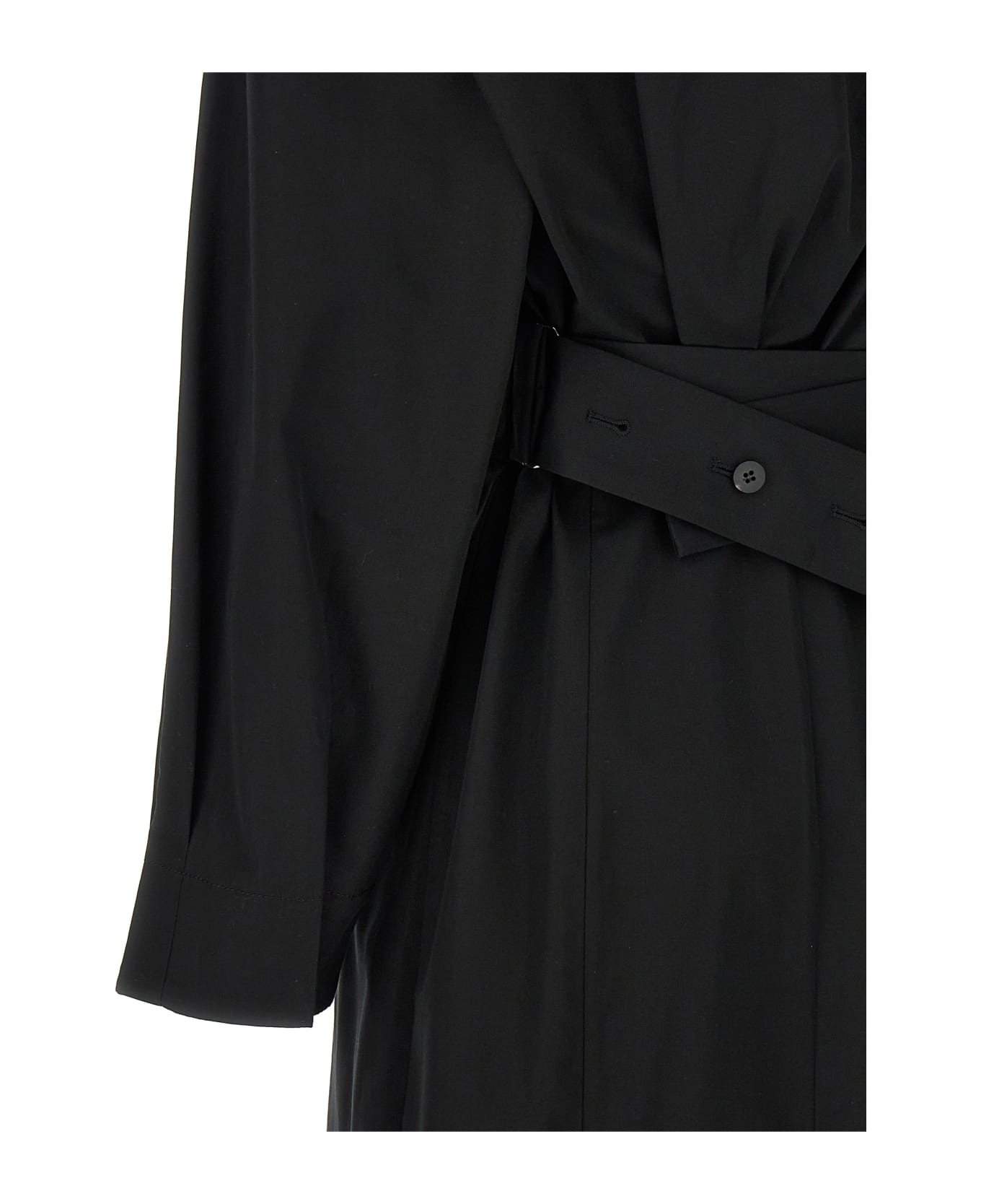 Jacquemus 'la Robe Chemise' Dress - Black   コート