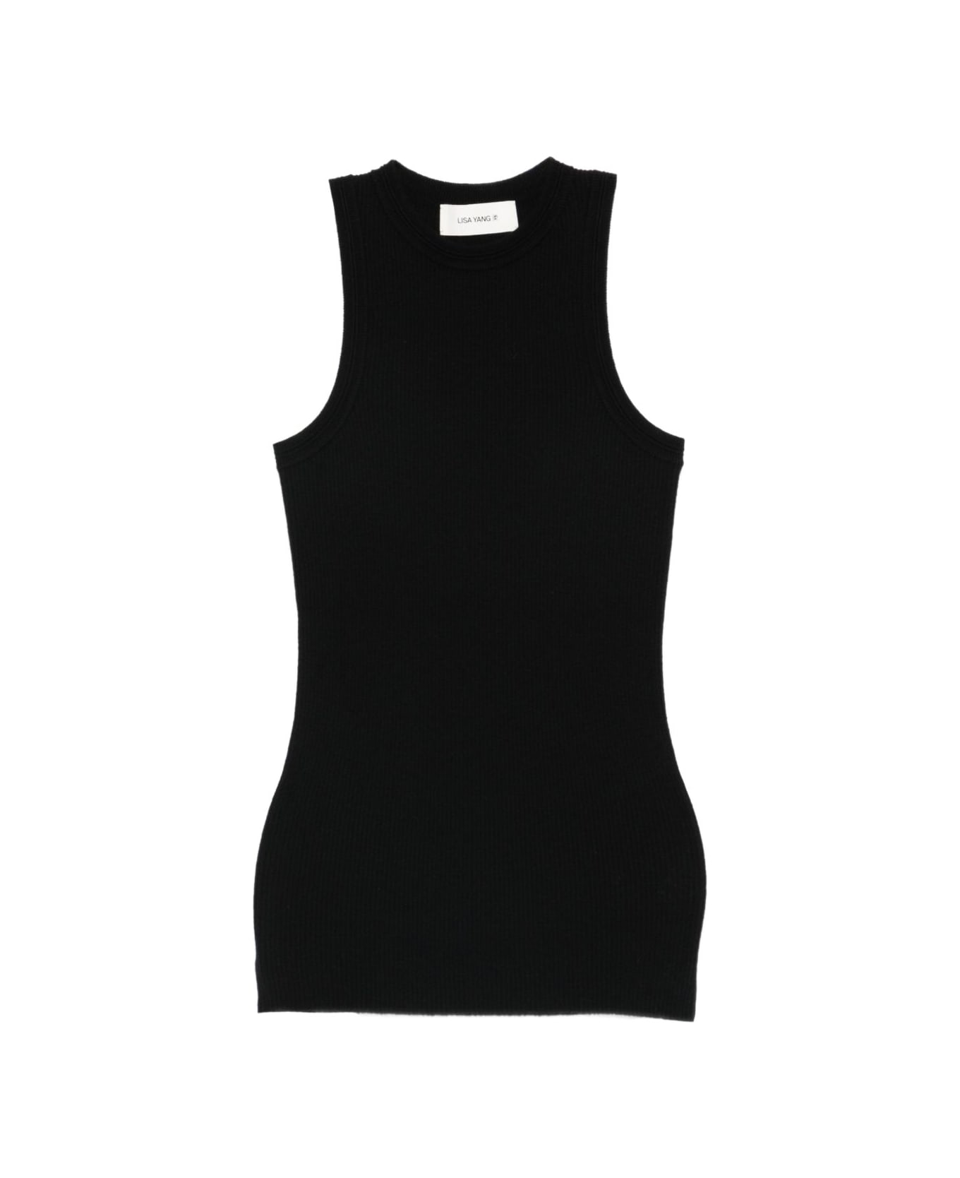 Lisa Yang Amya Cotton And Cashmere Top - Black