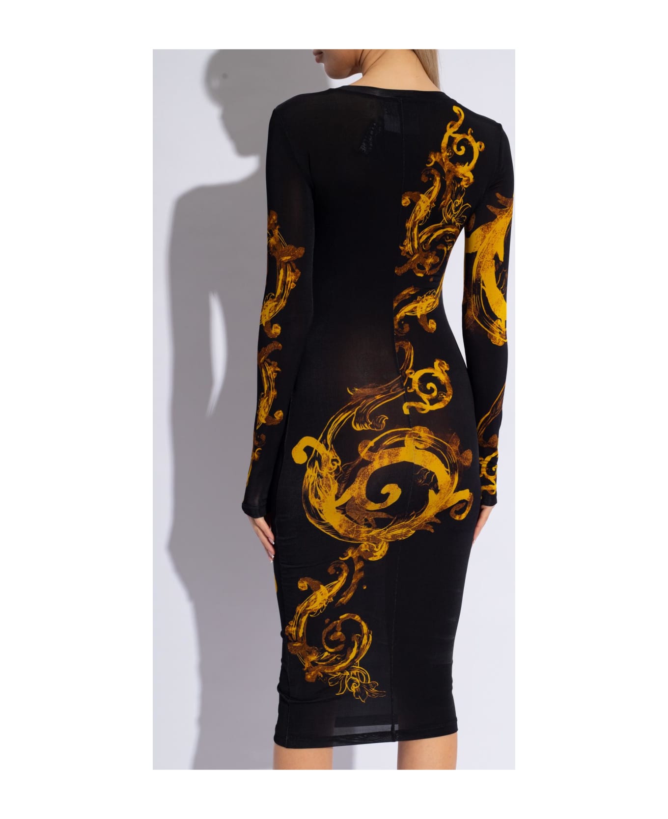 Versace Jeans Couture Dress With Long Sleeves - Black