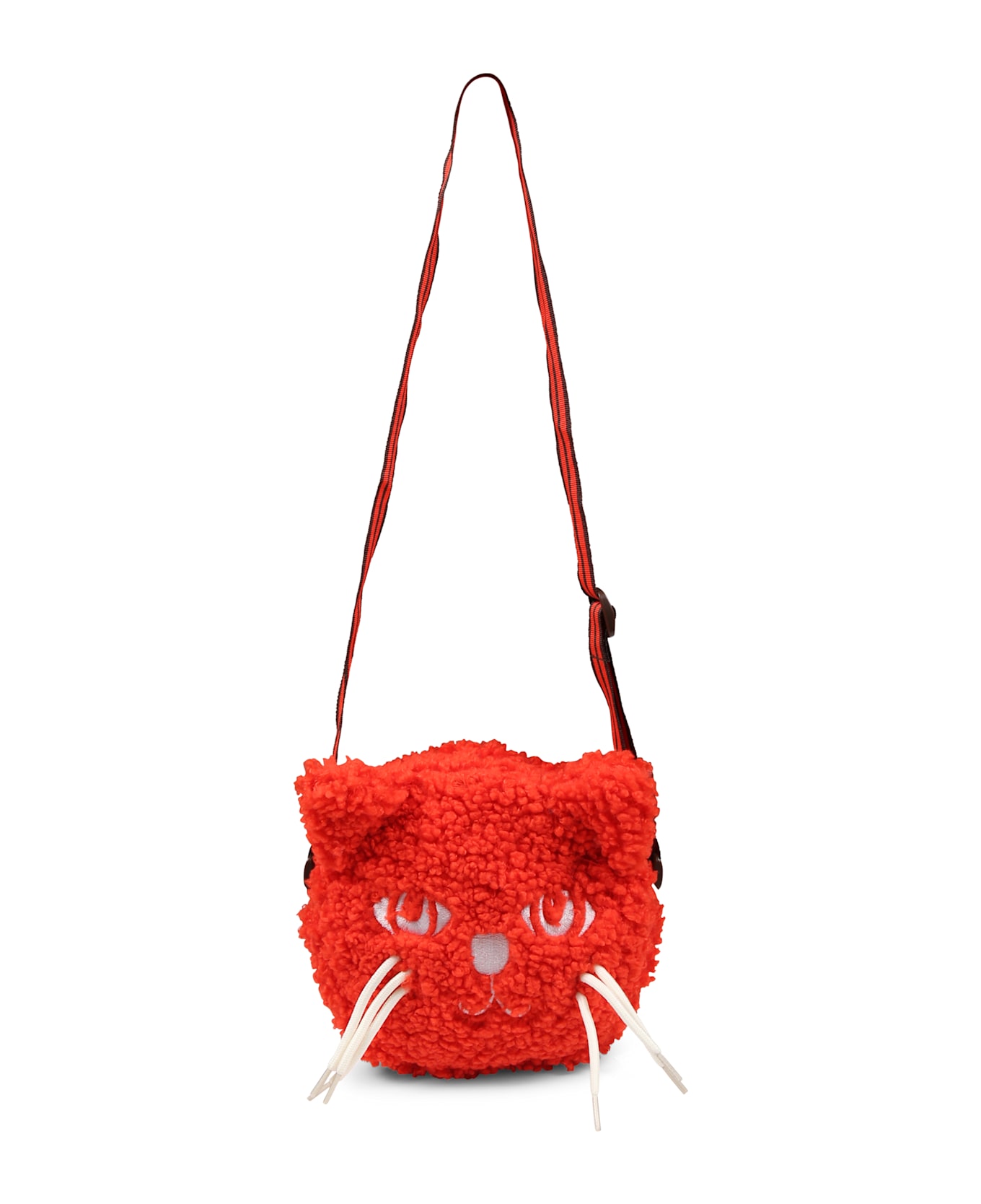Mini Rodini Red Cat Bag For Girl With Cat - Red