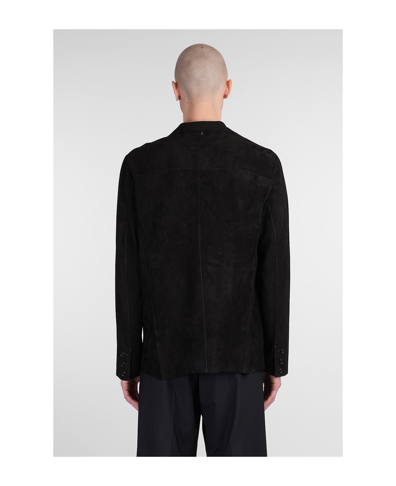 Salvatore Santoro Leather Jacket In Black Leather - black