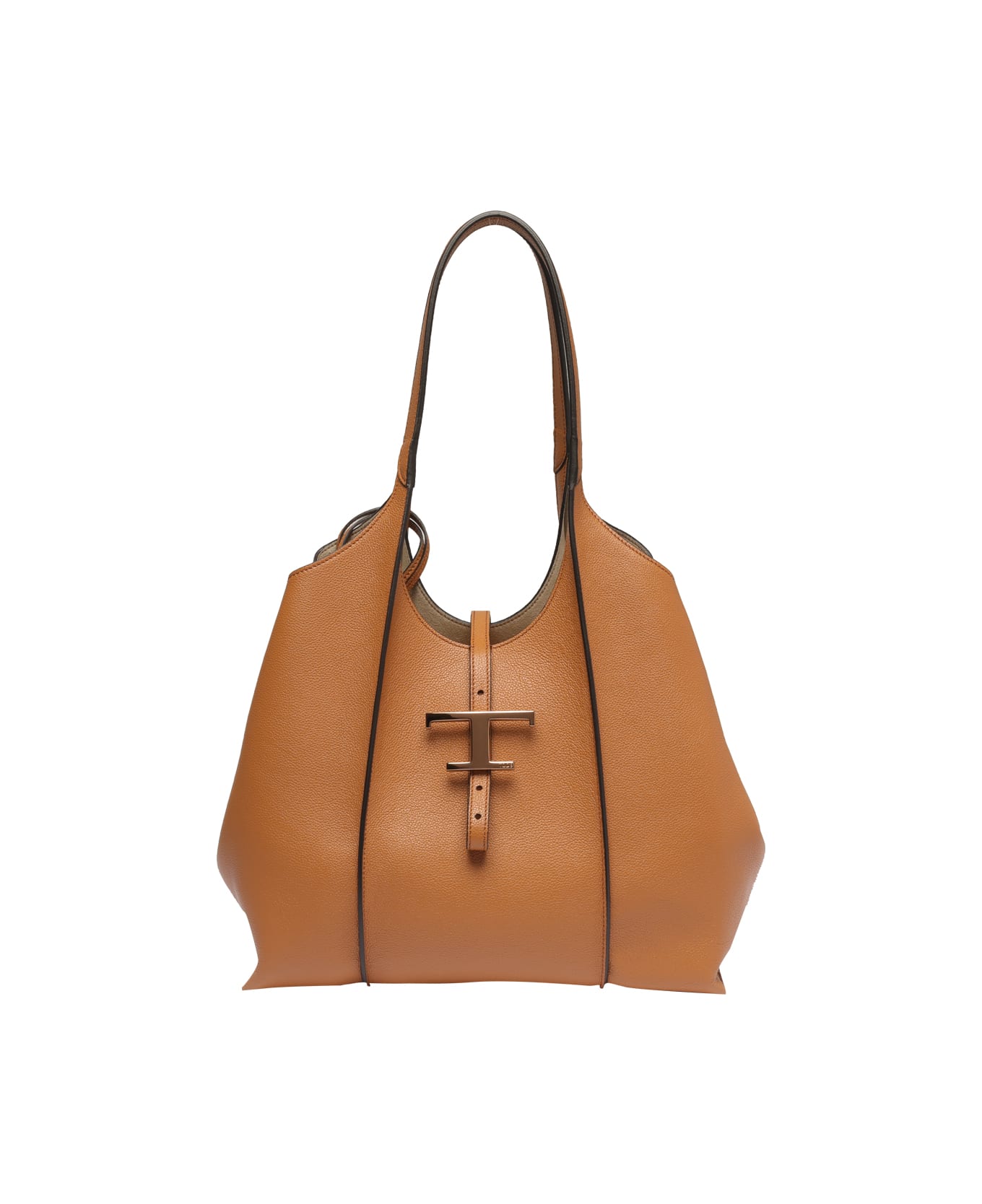 Tod's T-plaque Tote Bag - Brown