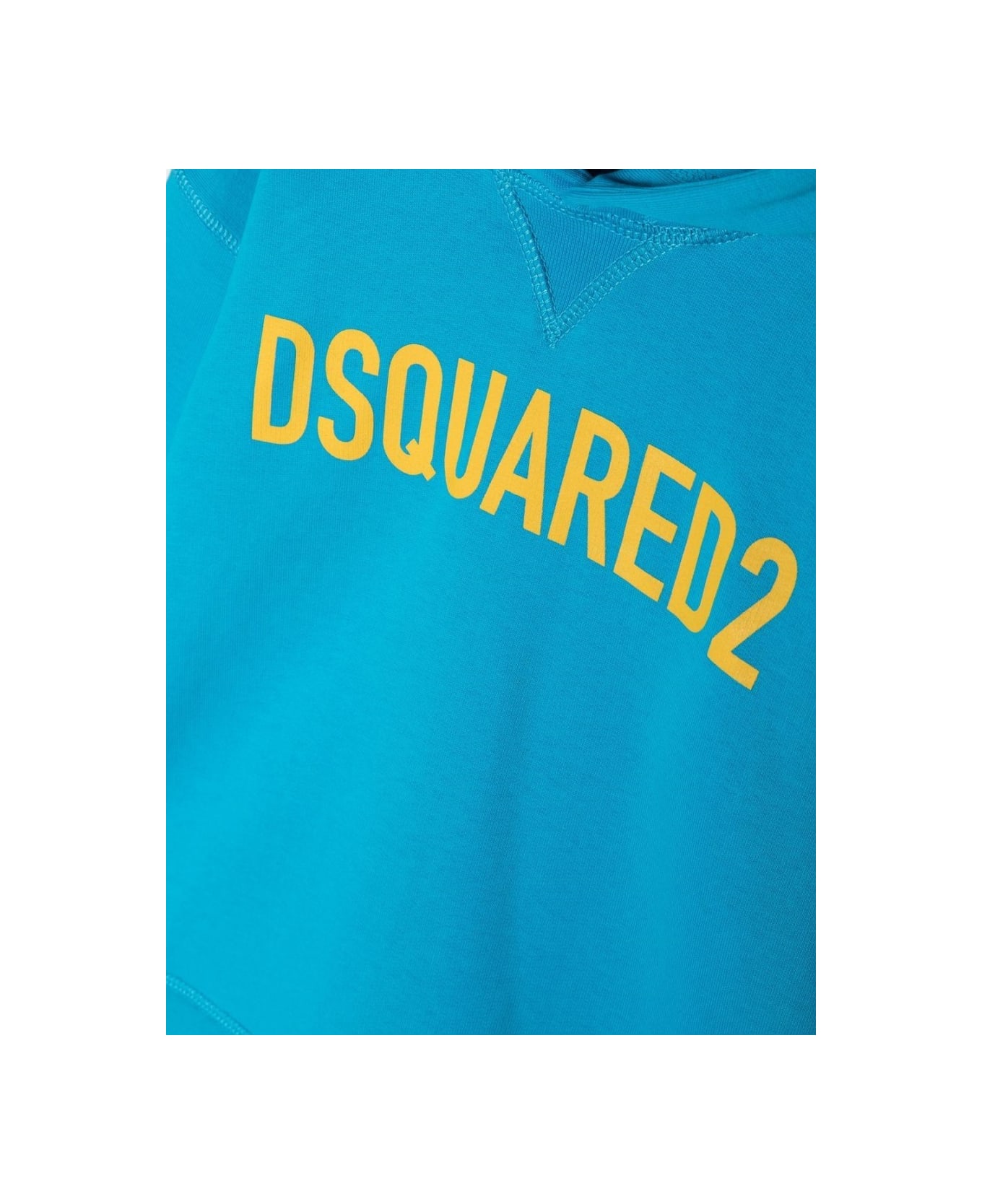 Dsquared2 Hoodie And Logo Eco - AZURE