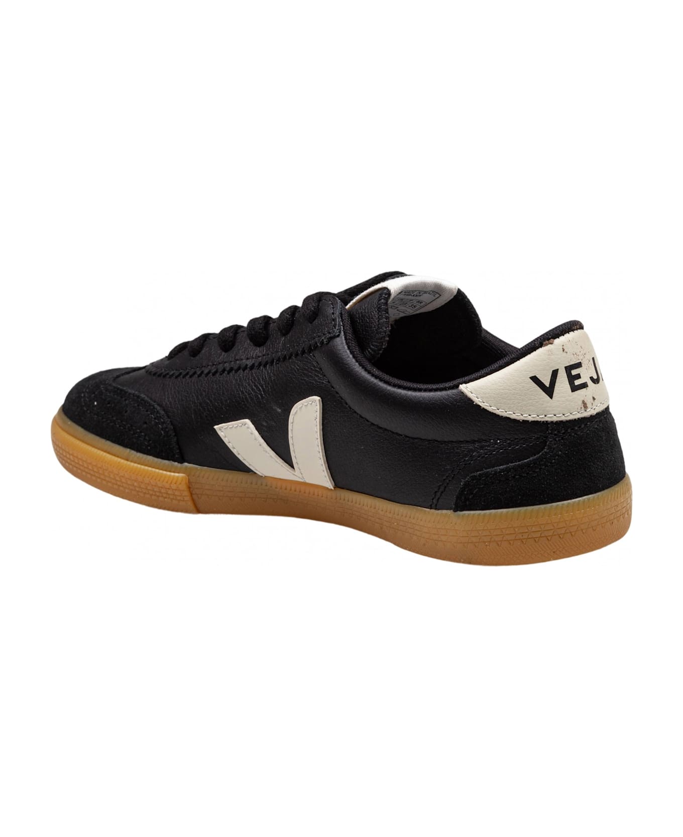 Veja Sneakers Volley Sneakers In Black Leather - BLACK