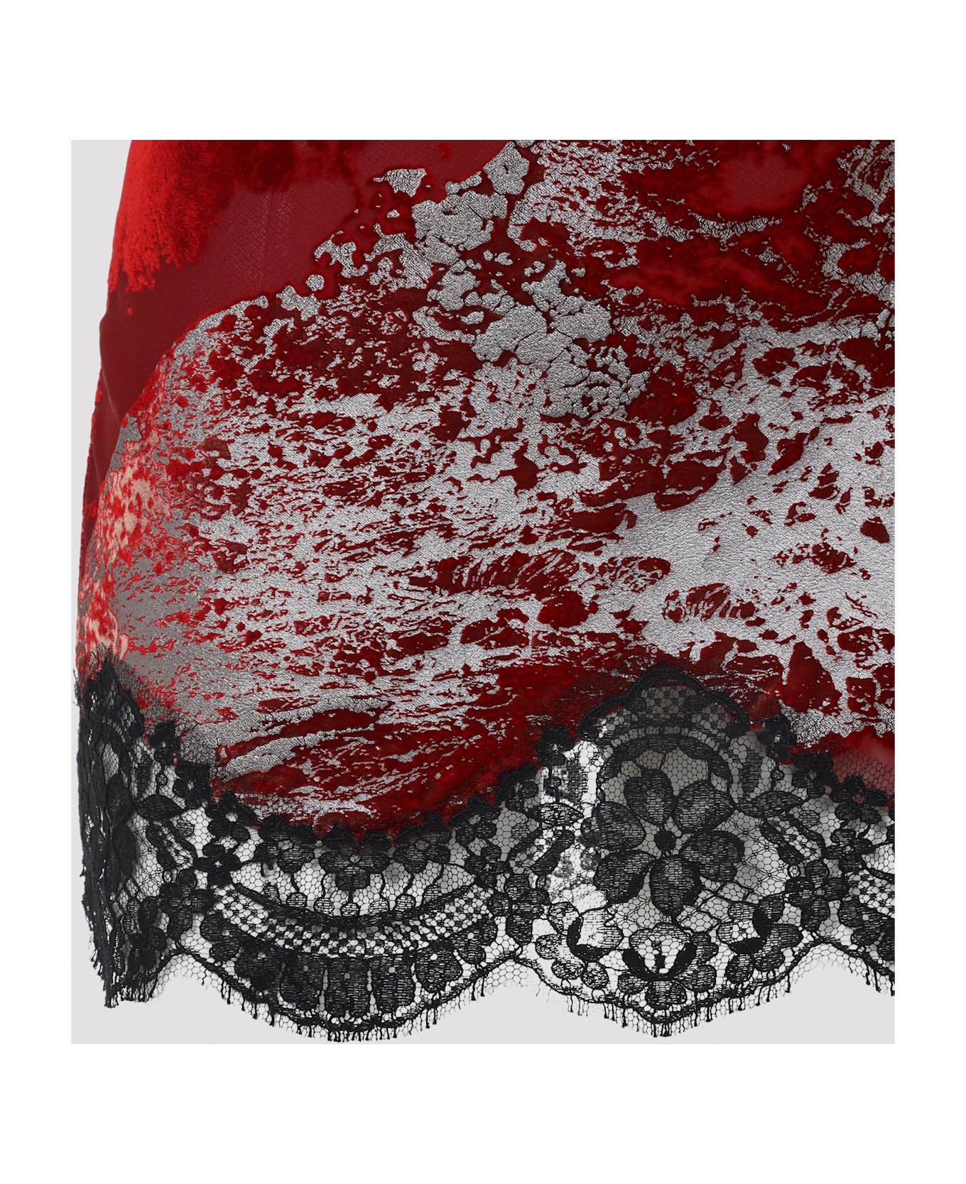 Roberto Cavalli Viscose Mini Dress - Rosso Scuro