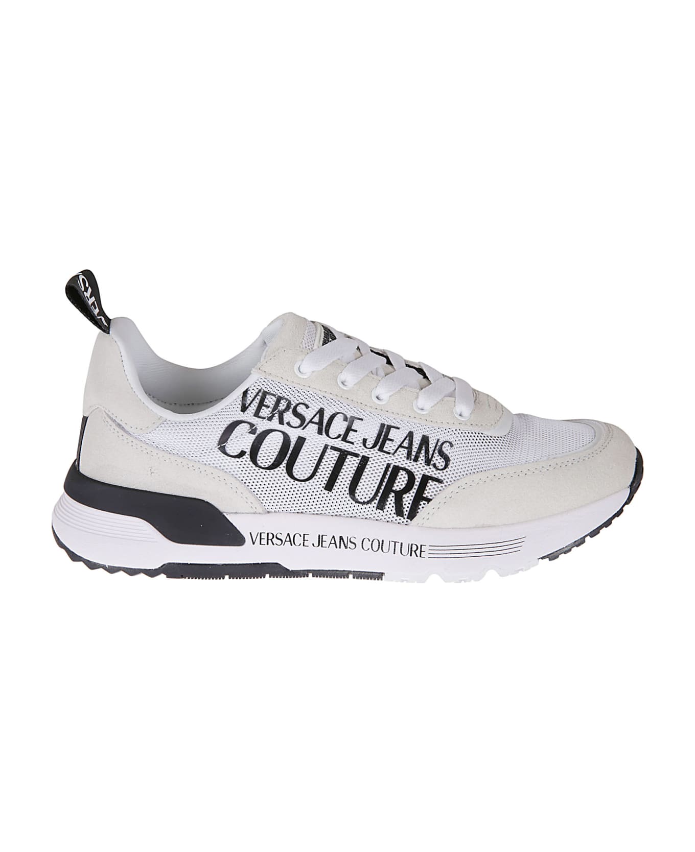 Versace Jeans Couture Couture Logo Mesh Sneakers - White