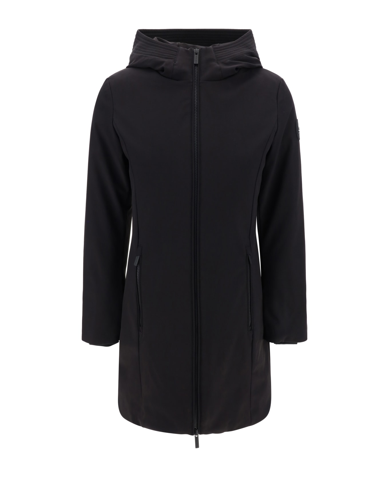 Woolrich Hooded Jacket Woolrich - BLACK コート