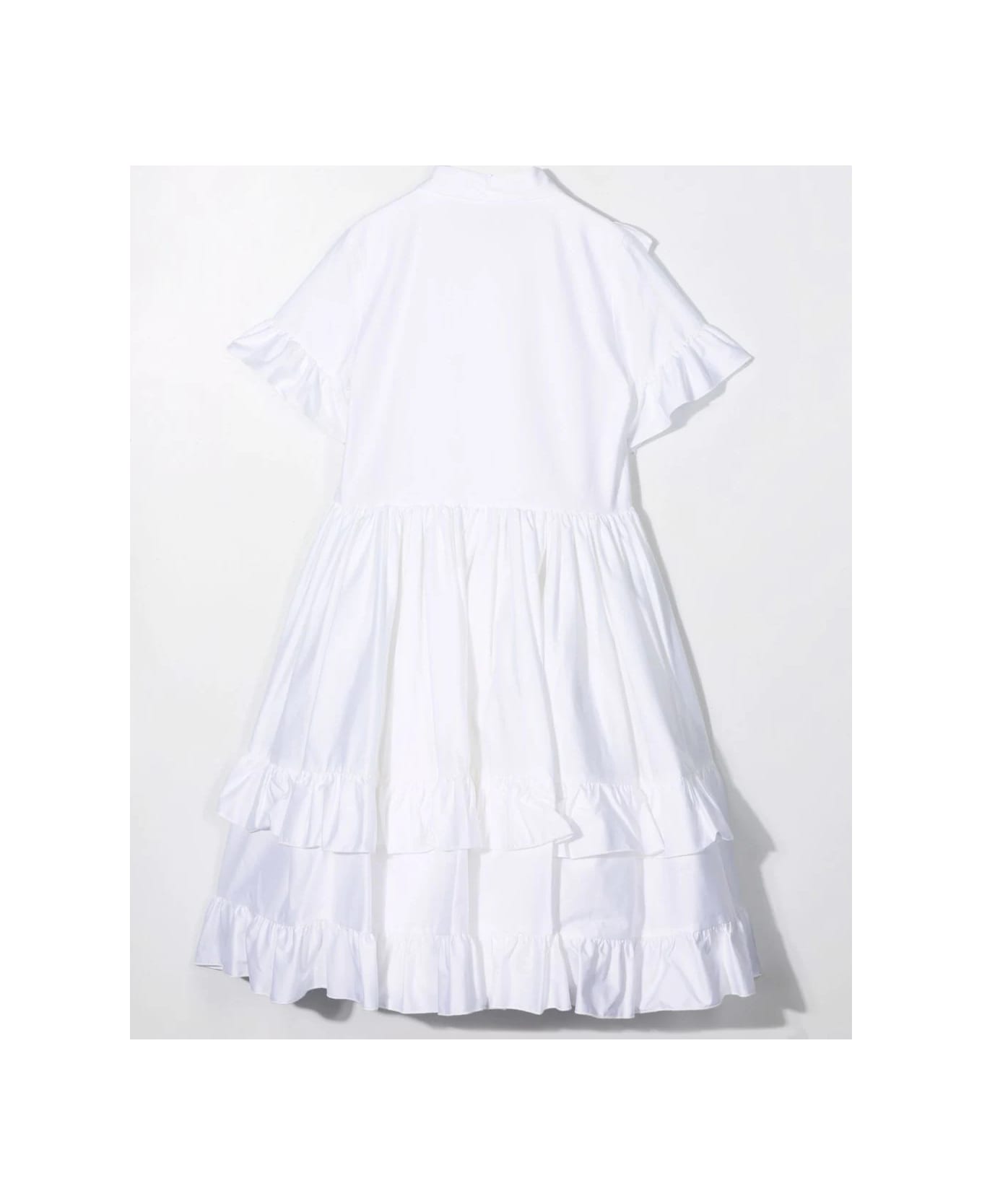 Elie Saab Chemisier With Ruffles - White