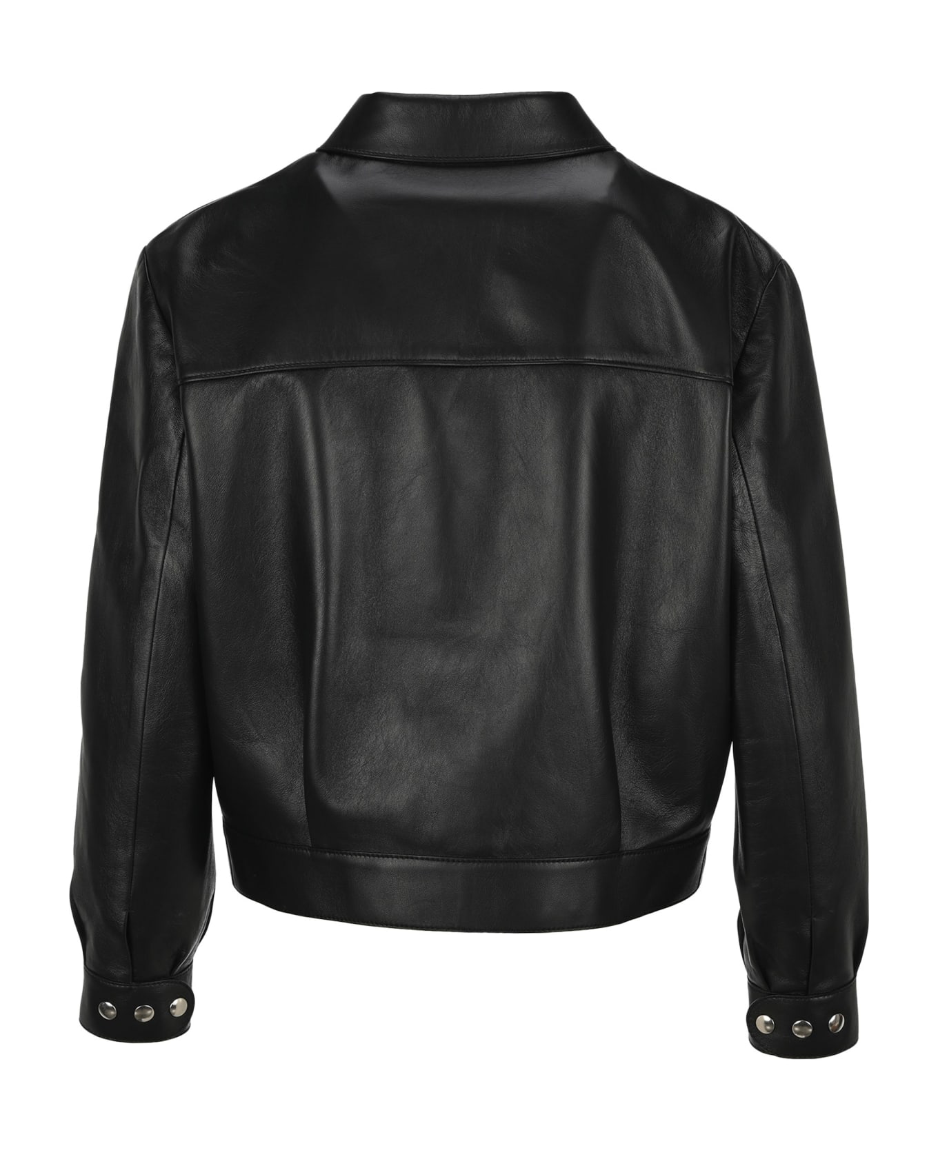 Prada Nappa Leather Jacket - BLACK