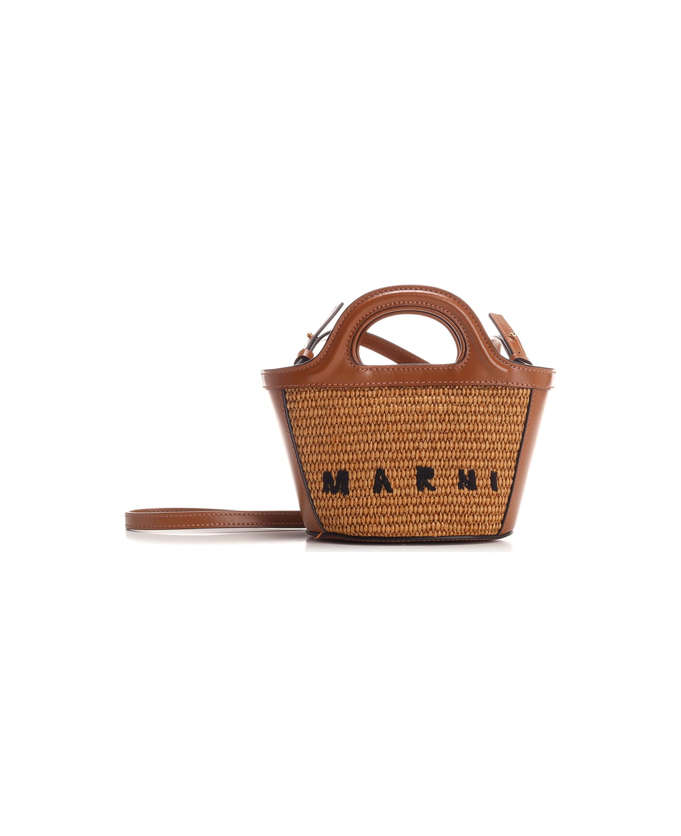 Marni 
tropicalia
 Micro Bag - RAW SIENNA