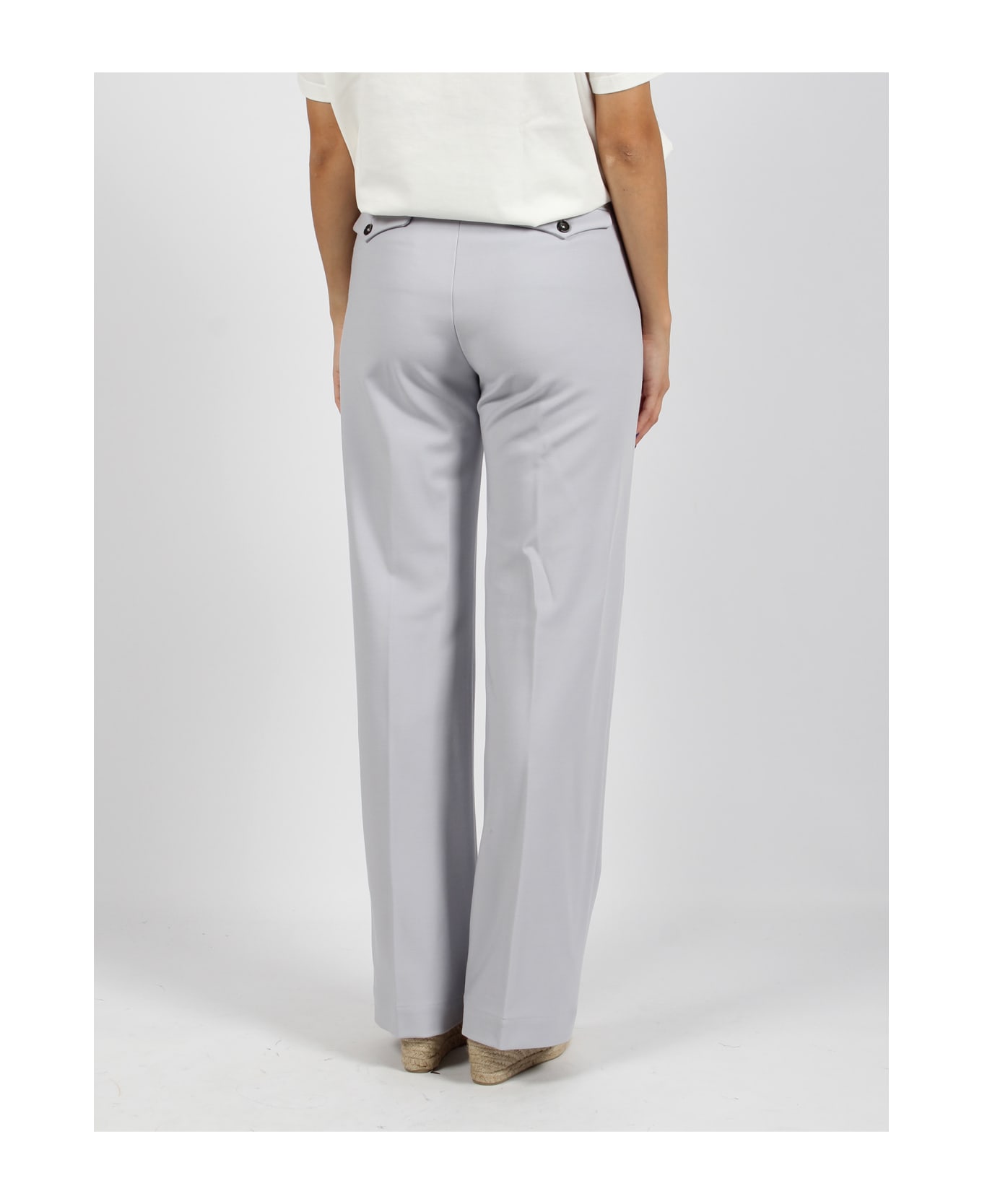 Nine in the Morning Deep Palazzo Trousers - Pink & Purple