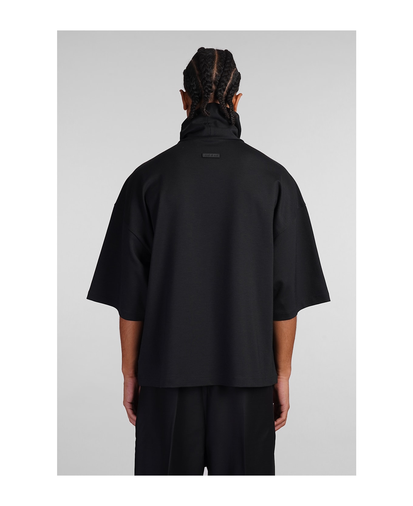 Fear of God T-shirt In Black Viscose - black