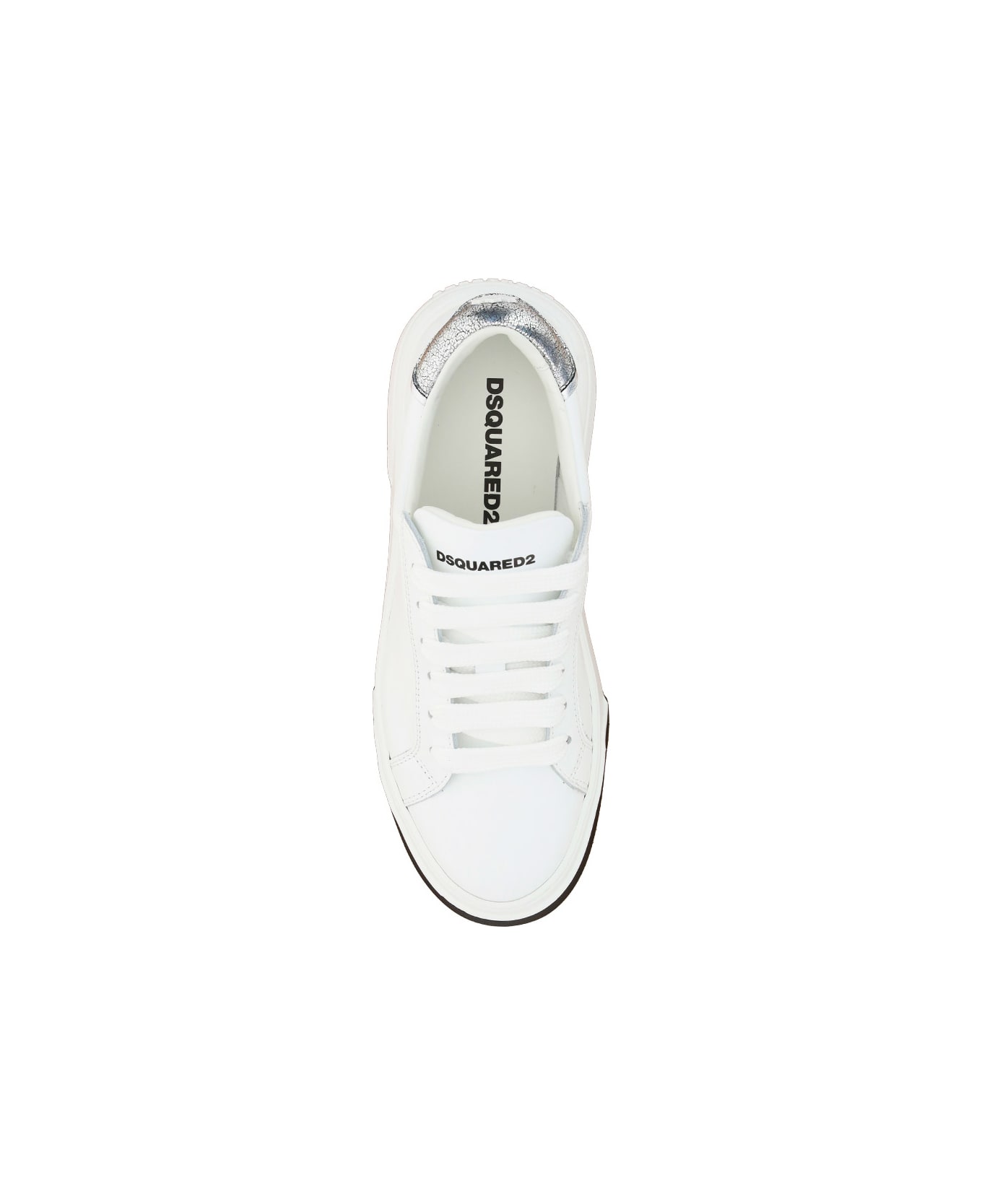 Dsquared2 Sneakers - Bianco+argento