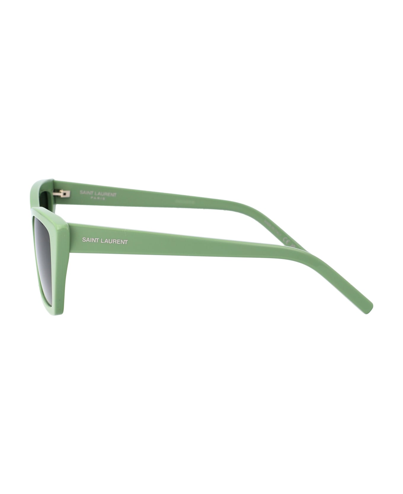 Saint Laurent Eyewear Sl 276 Mica Sunglasses - 057 GREEN GREEN GREY