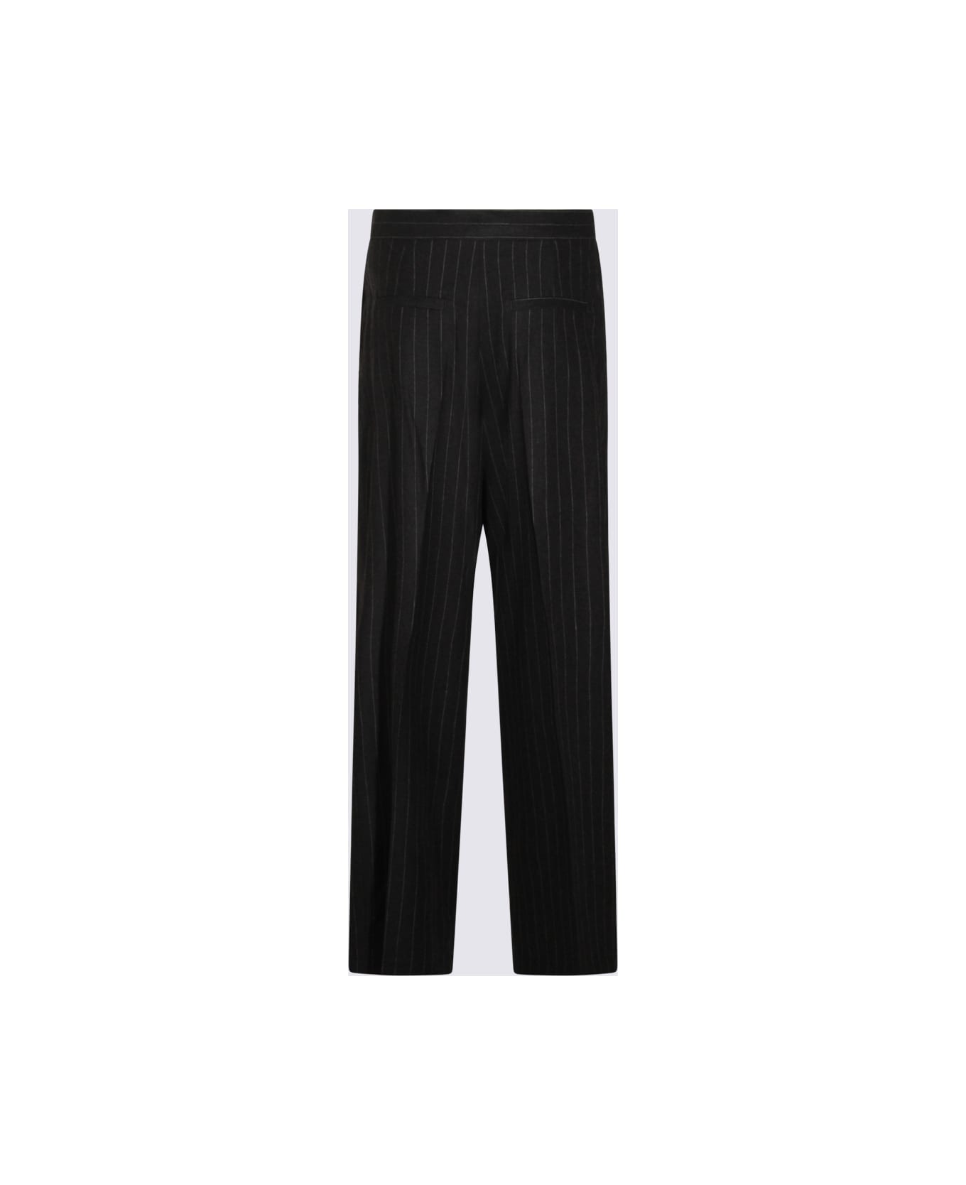 SportMax Grey Cotton Belgio1234 Pants - CHARCOAL