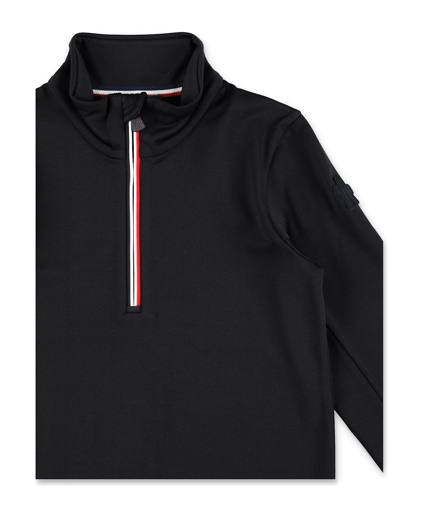 Moncler Grenoble Kids Polartec® Half-zip Top - BLACK