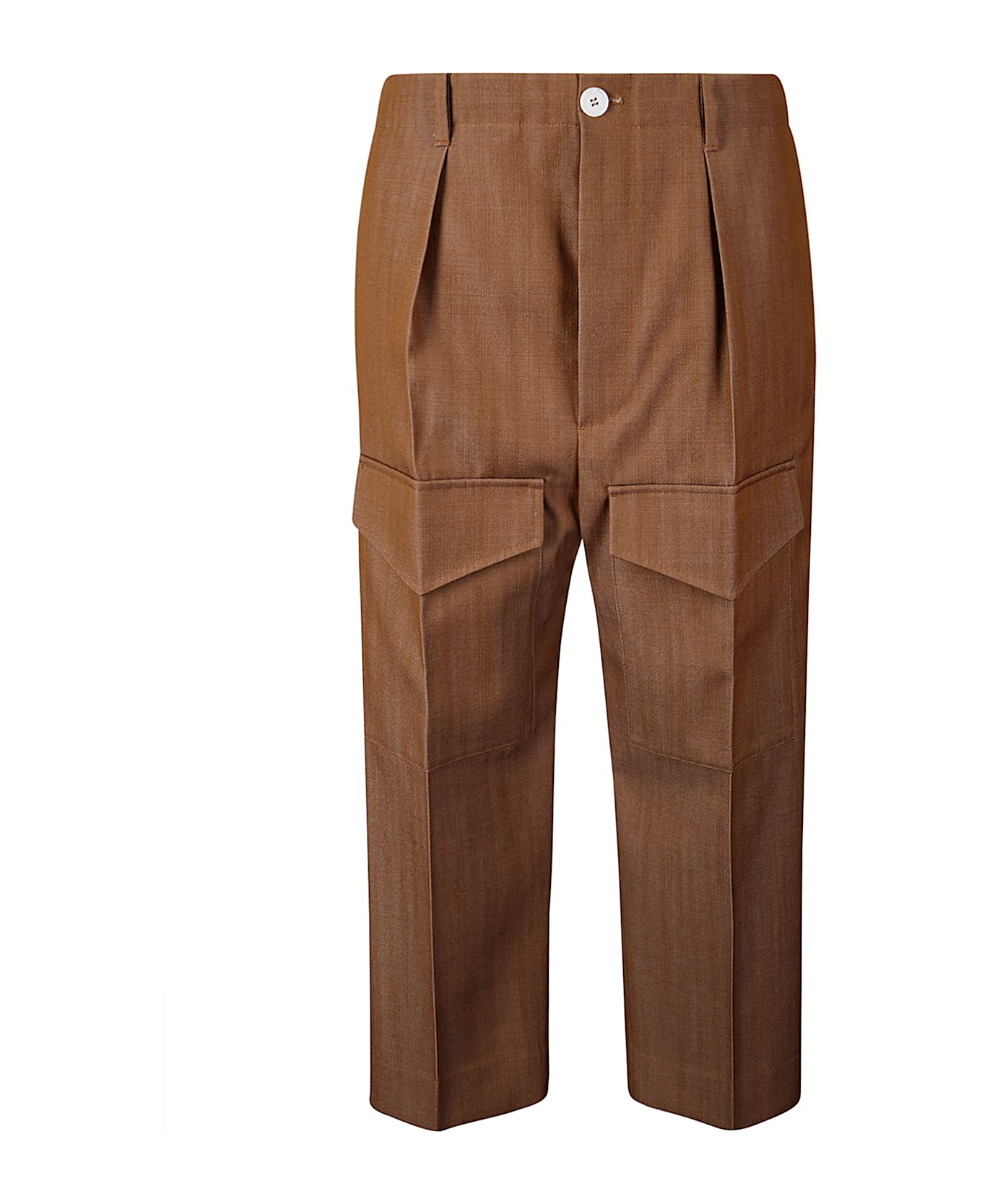Setchu Chino Pants Gabardine - COGNAC