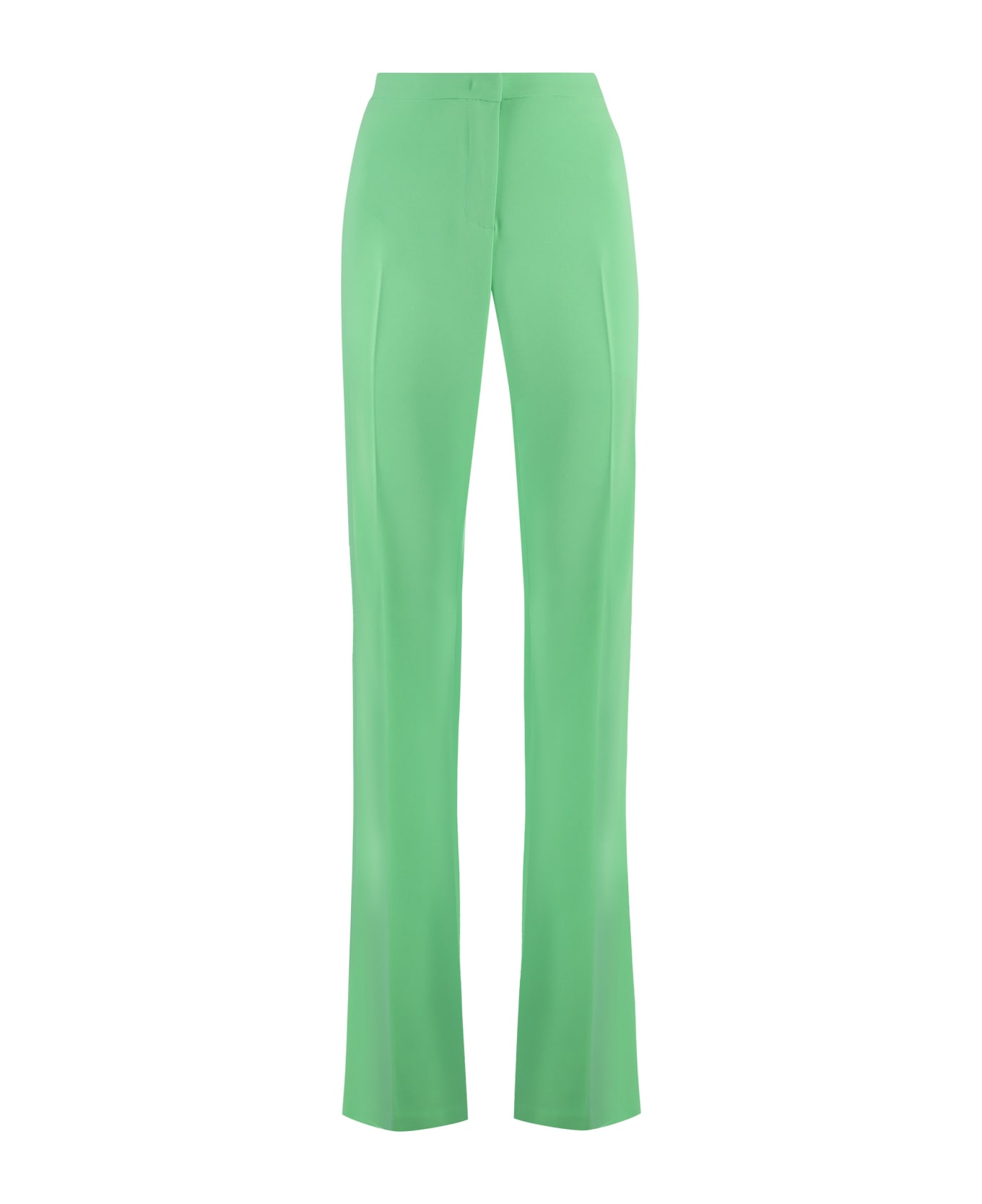 Pinko High-waist Straight-leg Trousers - green
