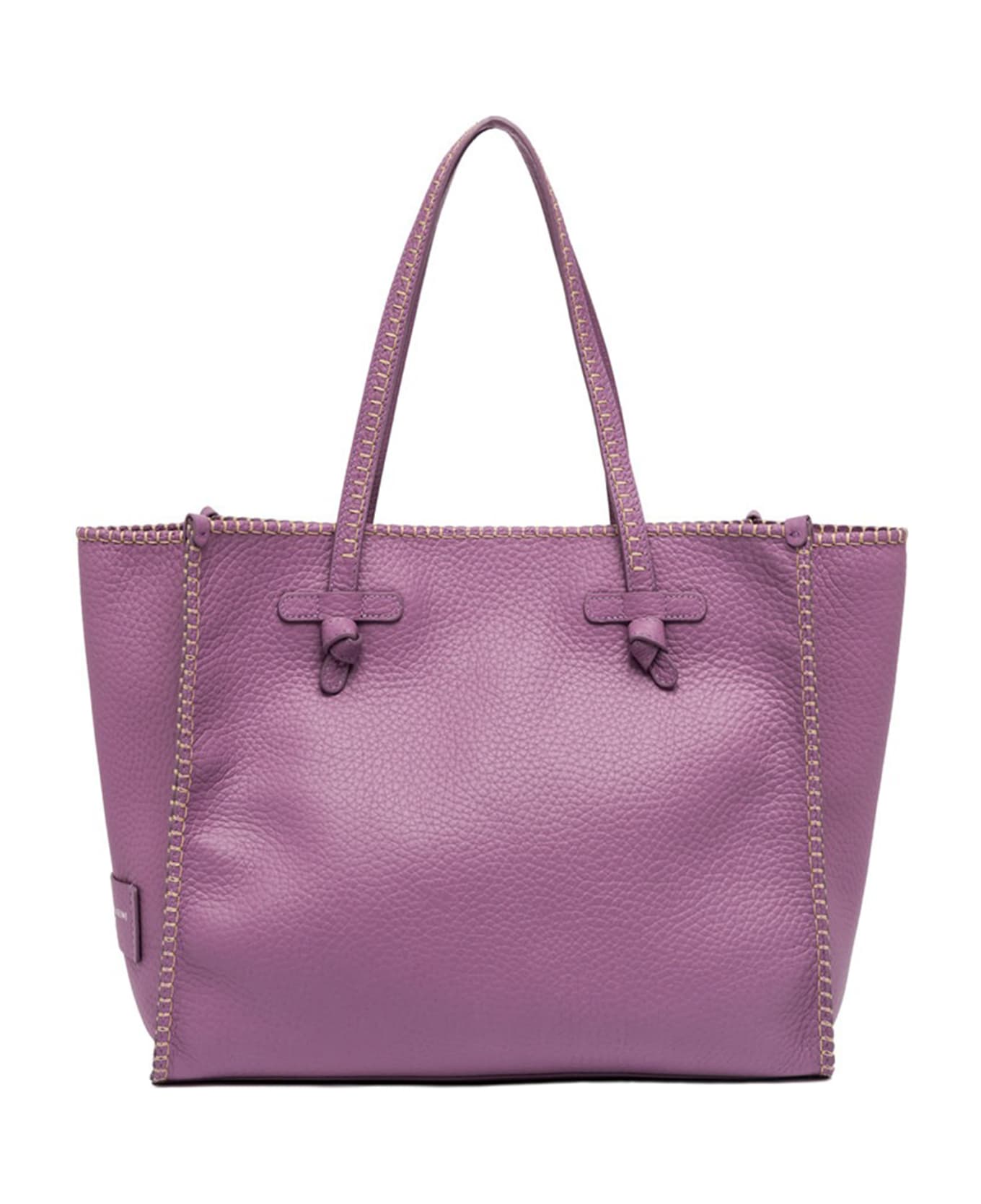 Gianni Chiarini Purple Marcella Shopping Bag In Bubble Leather - ARGYLE PURPLE