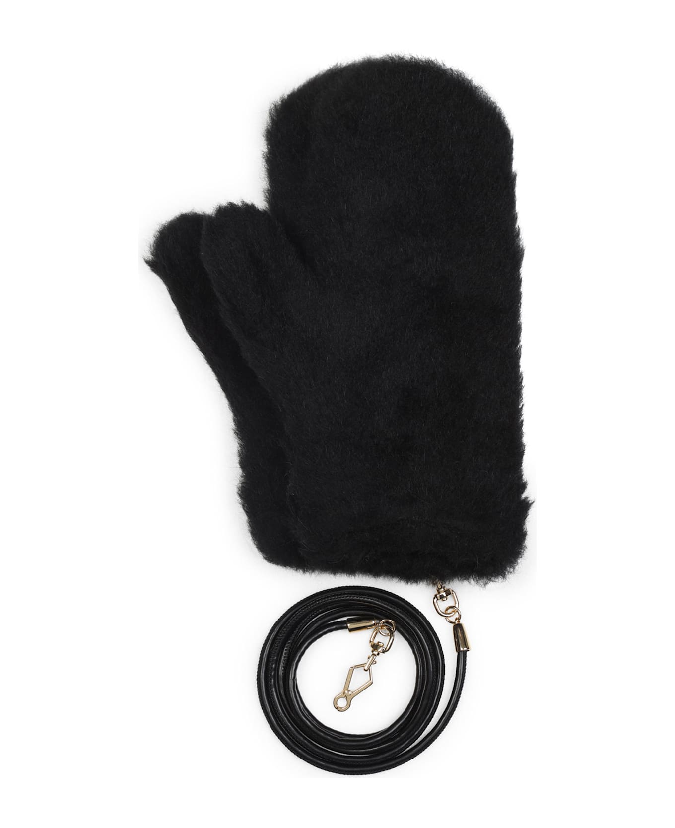 Max Mara Ombrato Moffola Teddy Muff - Nero