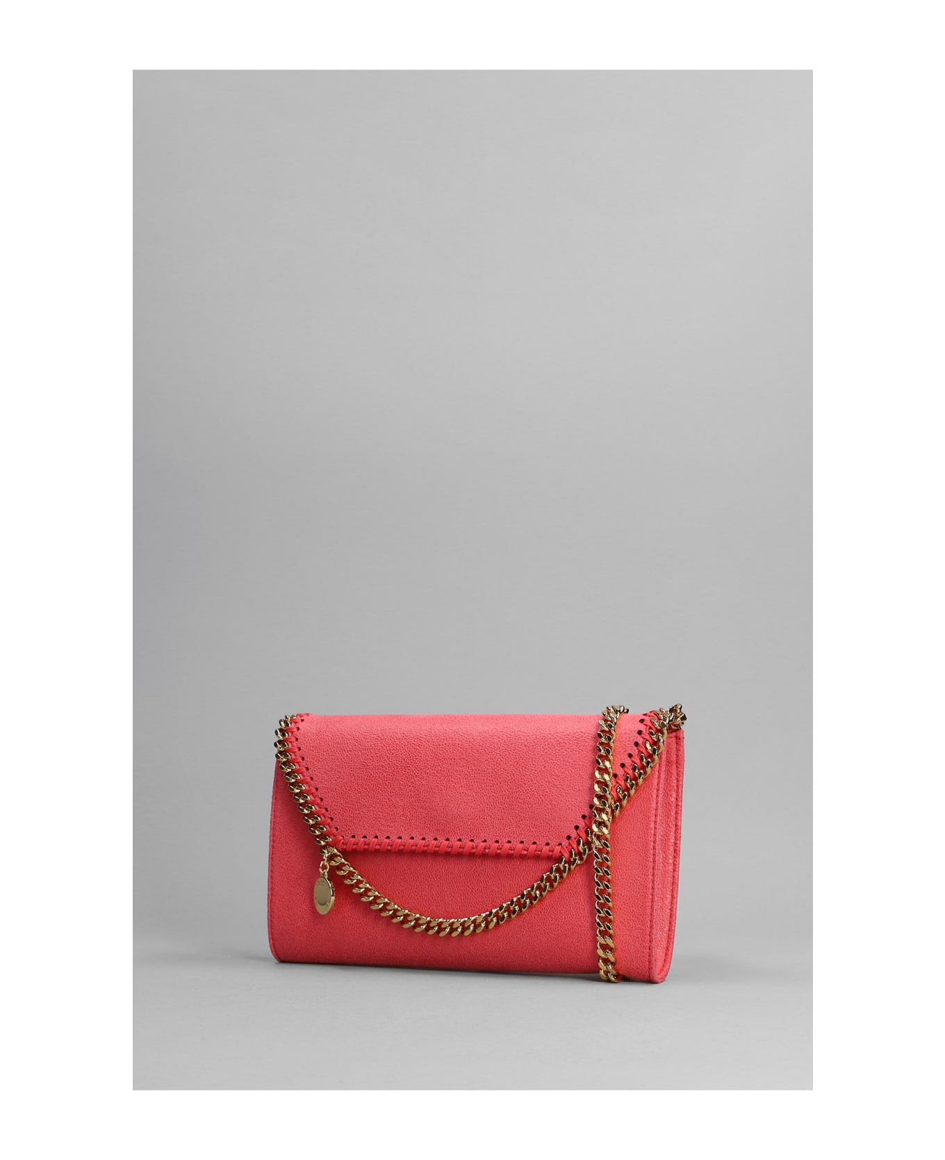 Stella McCartney Falabella Shoulder Bag In Rose-pink Polyester - rose-pink