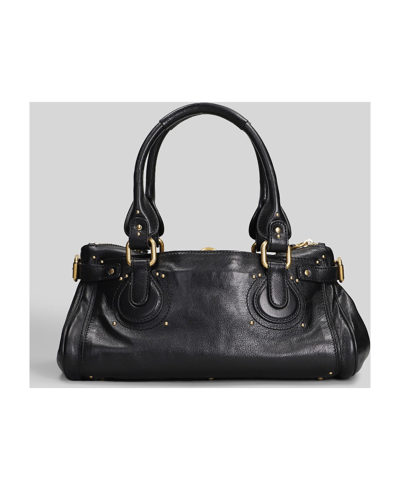 Chloé Paddington Shoulder Bag In Black Leather - black
