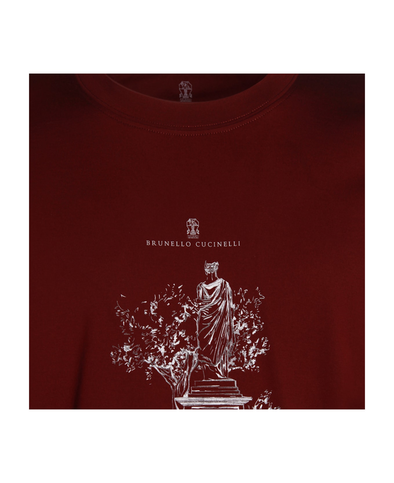 Brunello Cucinelli Red Cotton T-shirt - Red