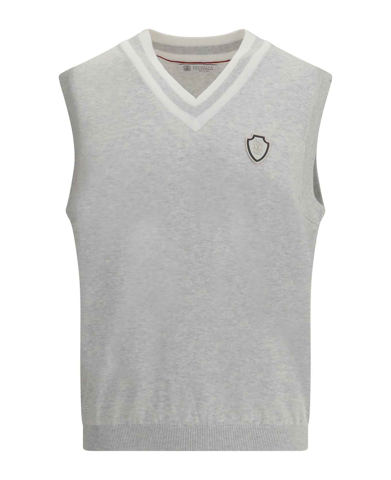 Brunello Cucinelli Logo Patch Vest
