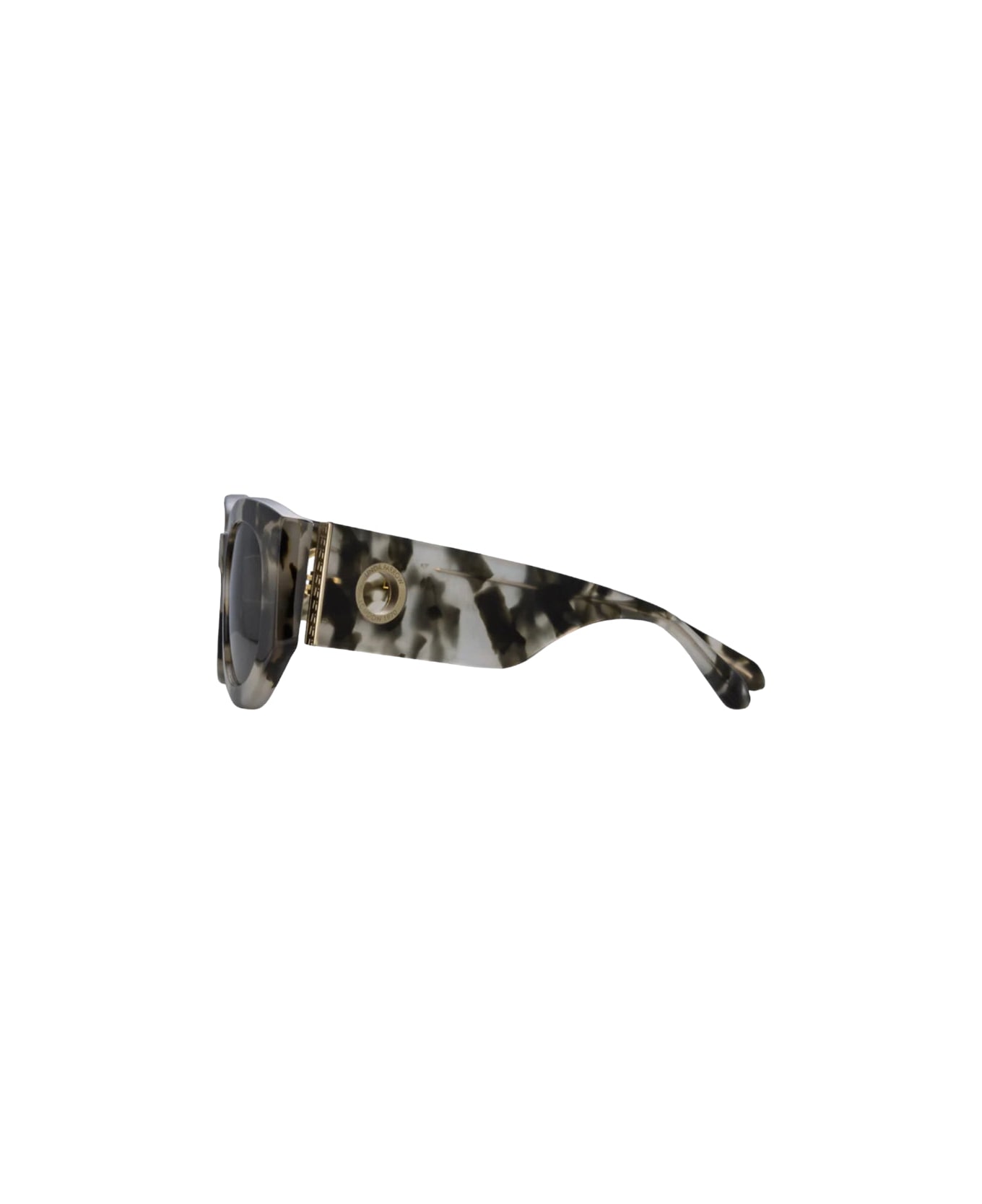 Linda Farrow Debbie - Black & Grey Tortoise Sunglasses