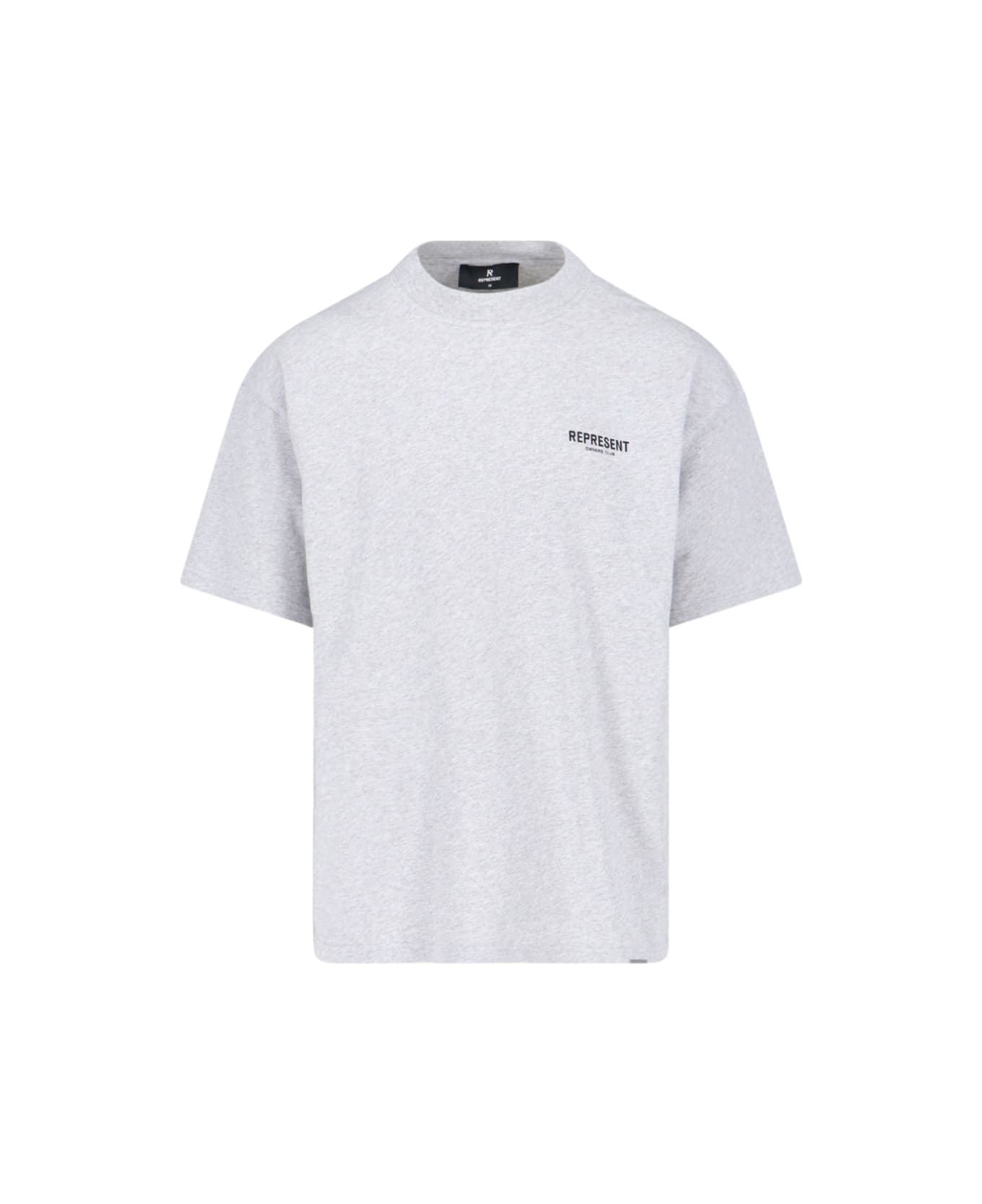 REPRESENT Logo T-shirt - Gray シャツ