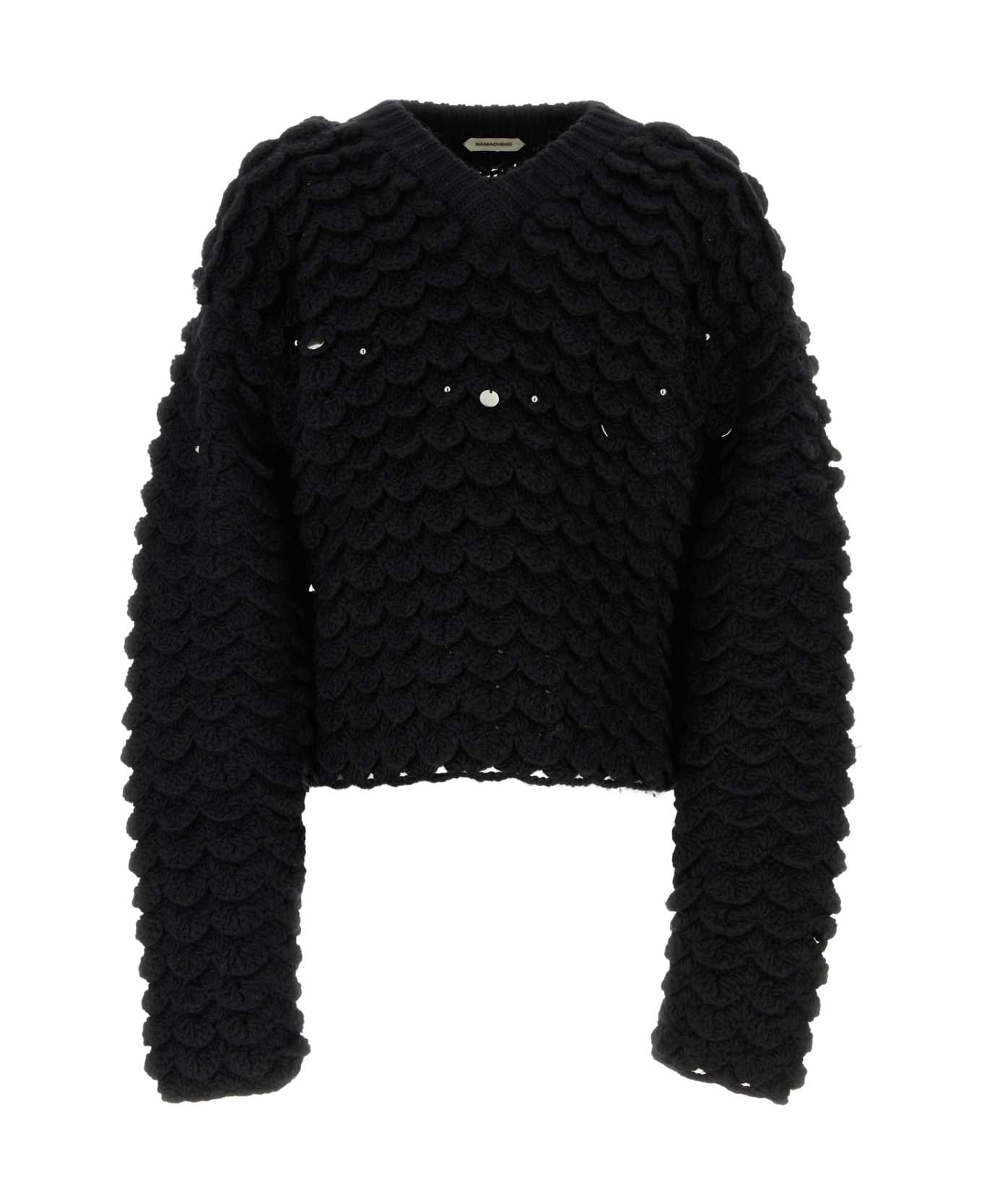 Namacheko Black Wool Blend Sweater - Black