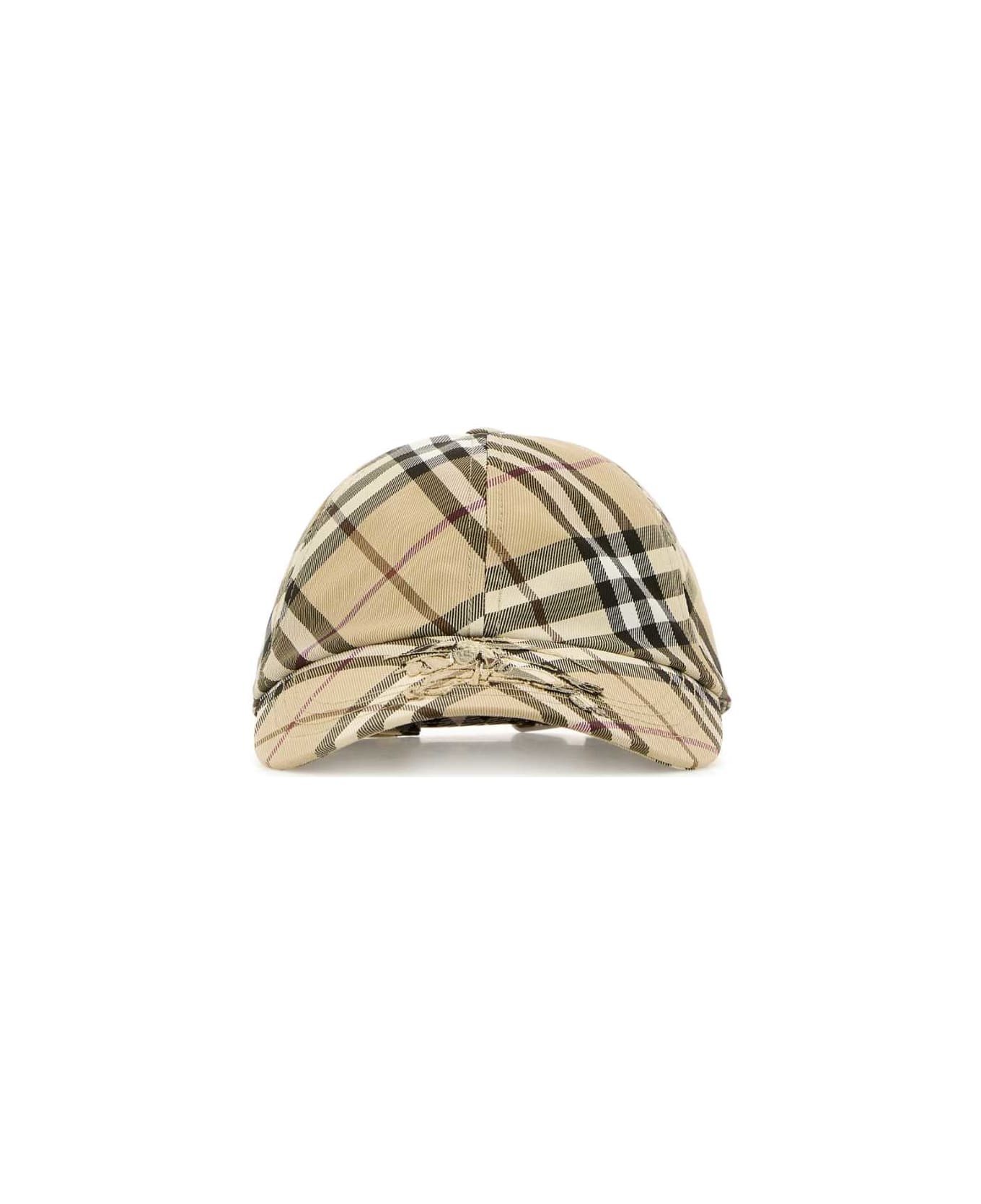 Burberry Embroidered Canvas Baseball Cap - ALABASTERIPCHECK