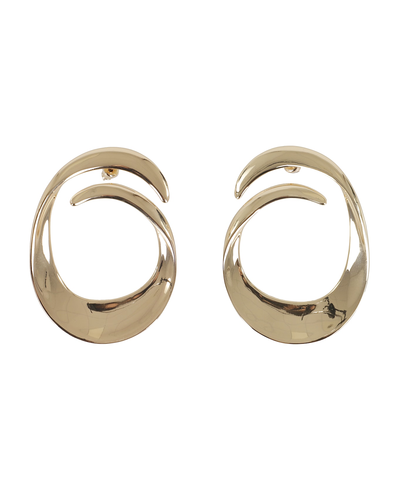 self-portrait Swirl Earrings - Gold