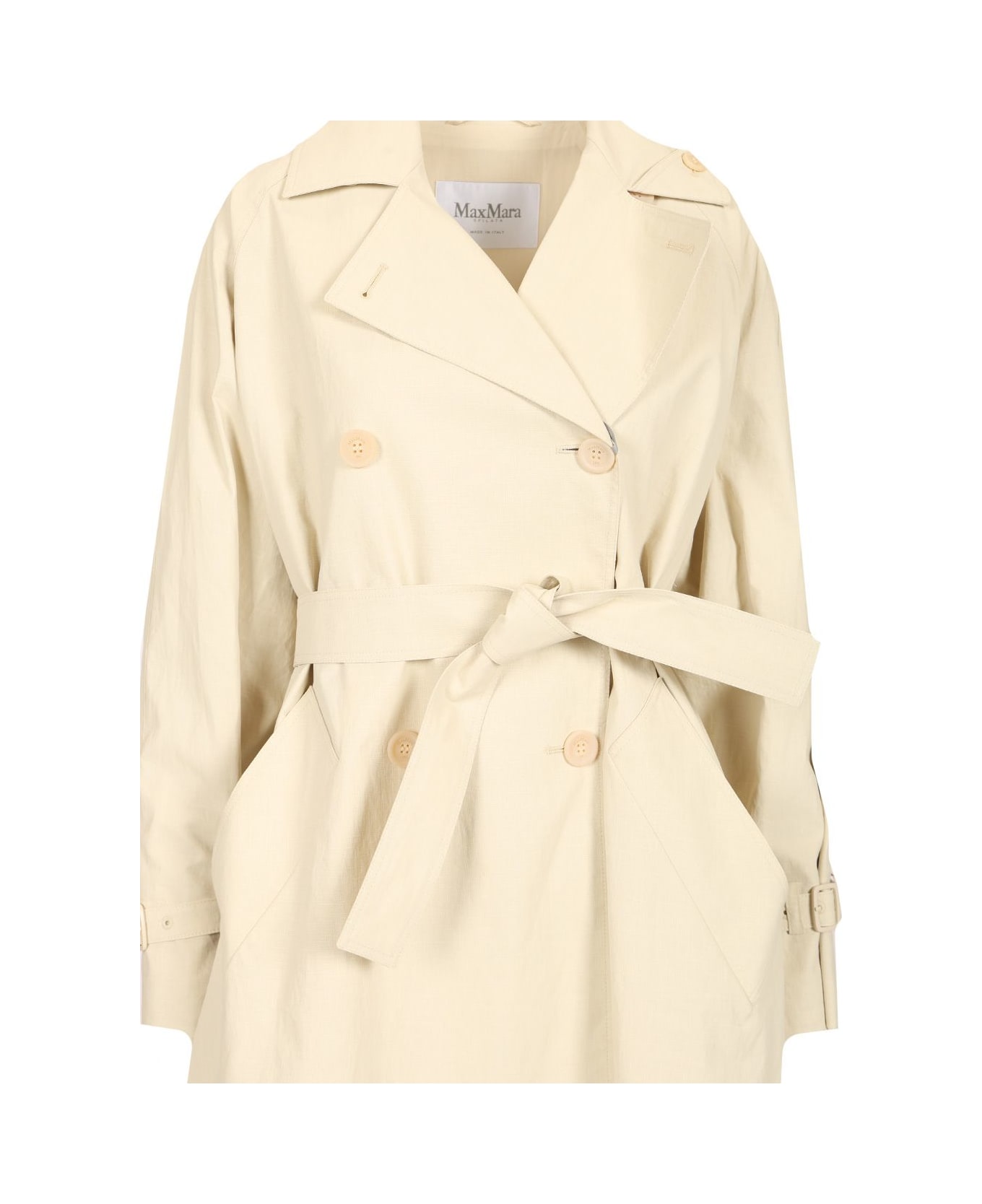 Max Mara Long Trench Coat 
ronco
 - BEIGE