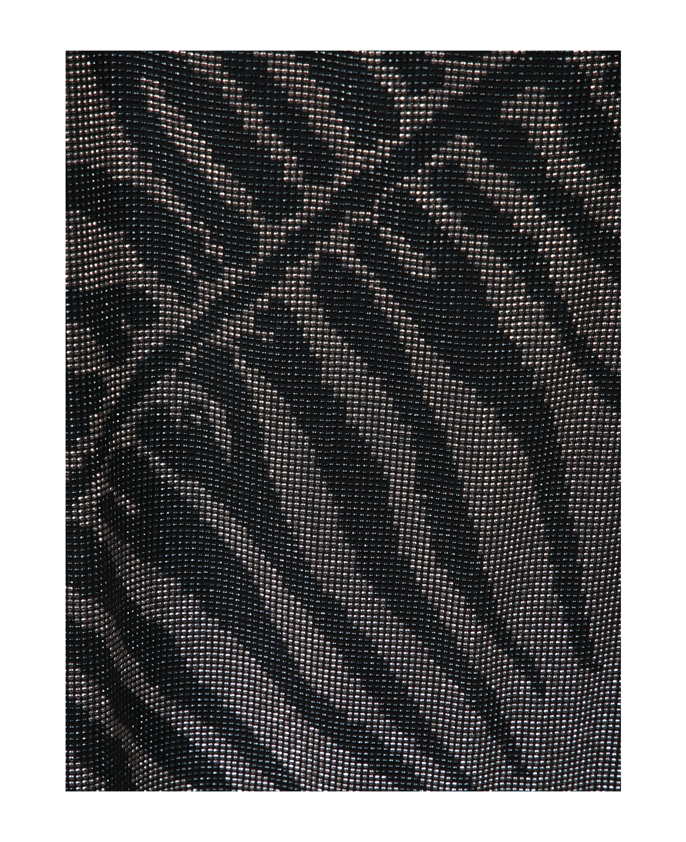 Roberto Cavalli Silver Black Halter Style Mini Dress - Black