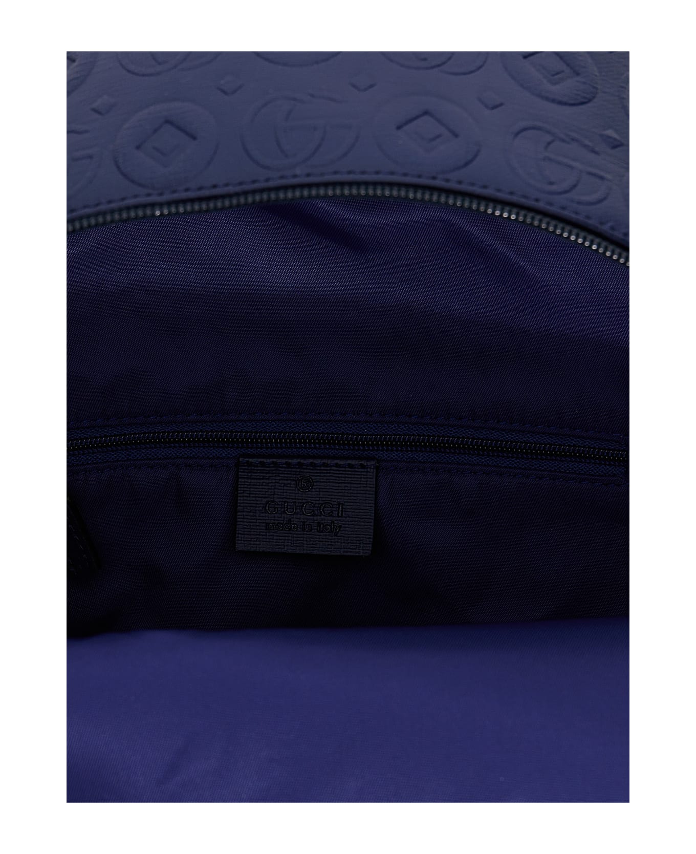 Gucci 'double G' Backpack - NAVY