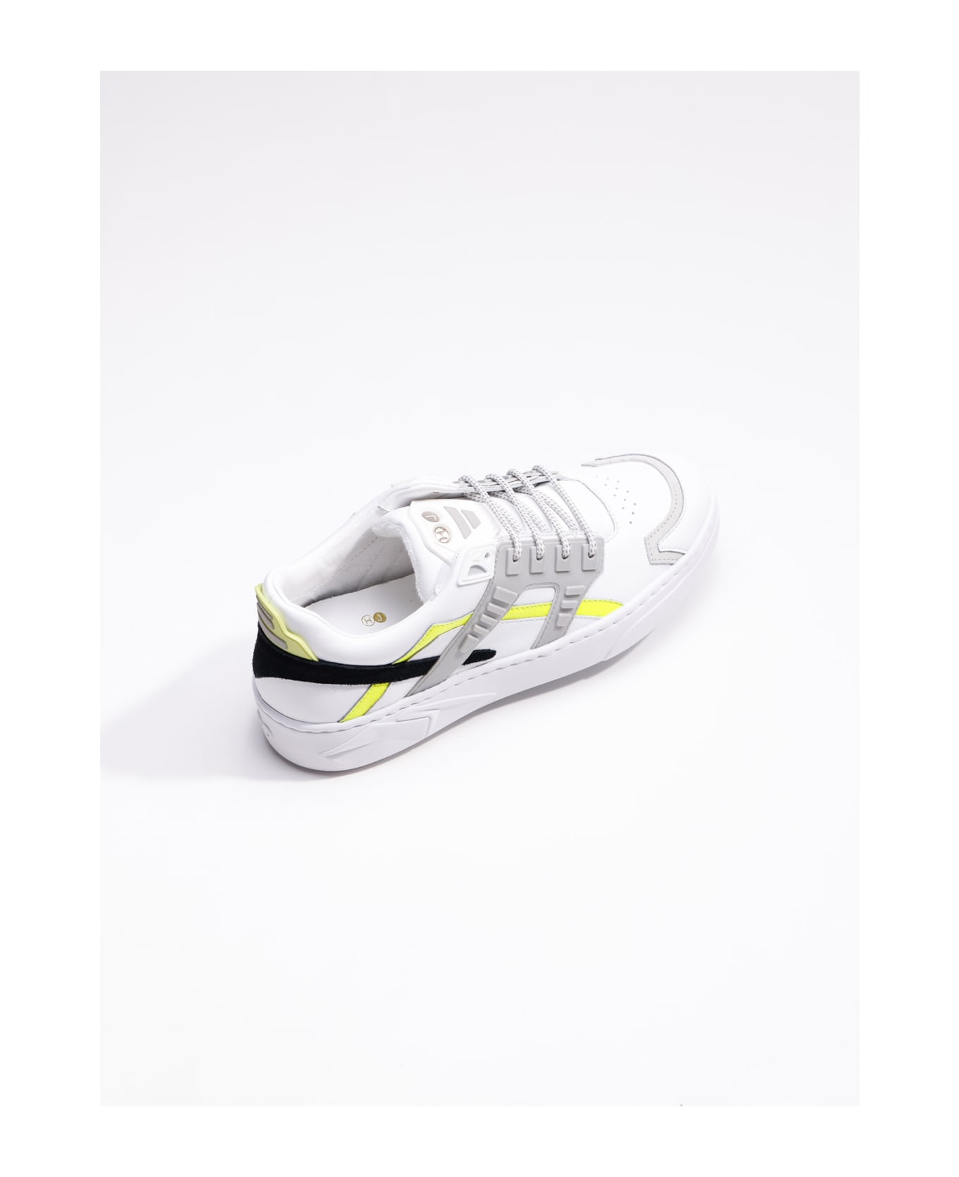 Hide&Jack Low Top Sneaker - Mini Silverstone Yellow White