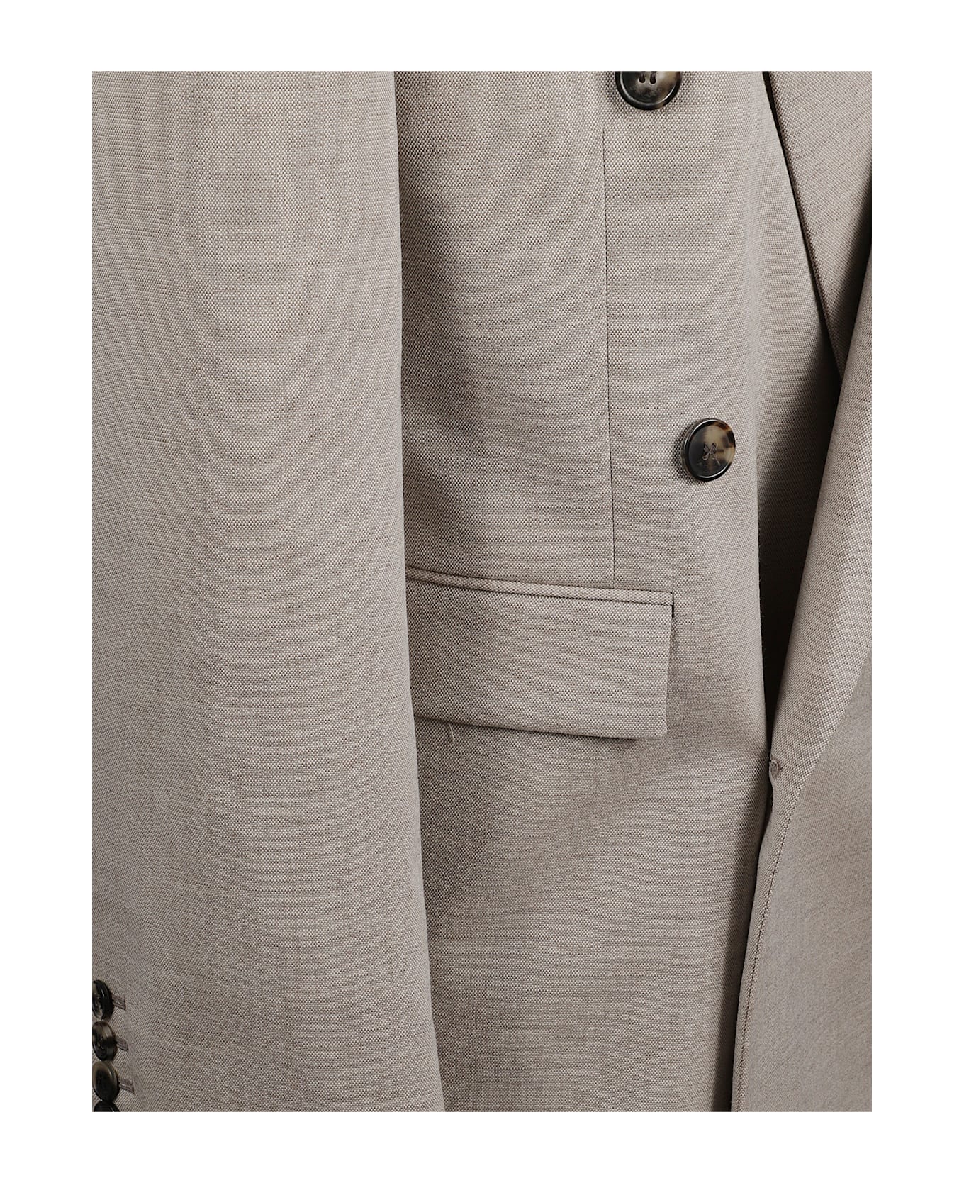 Saint Laurent Wool Blazer - Grey