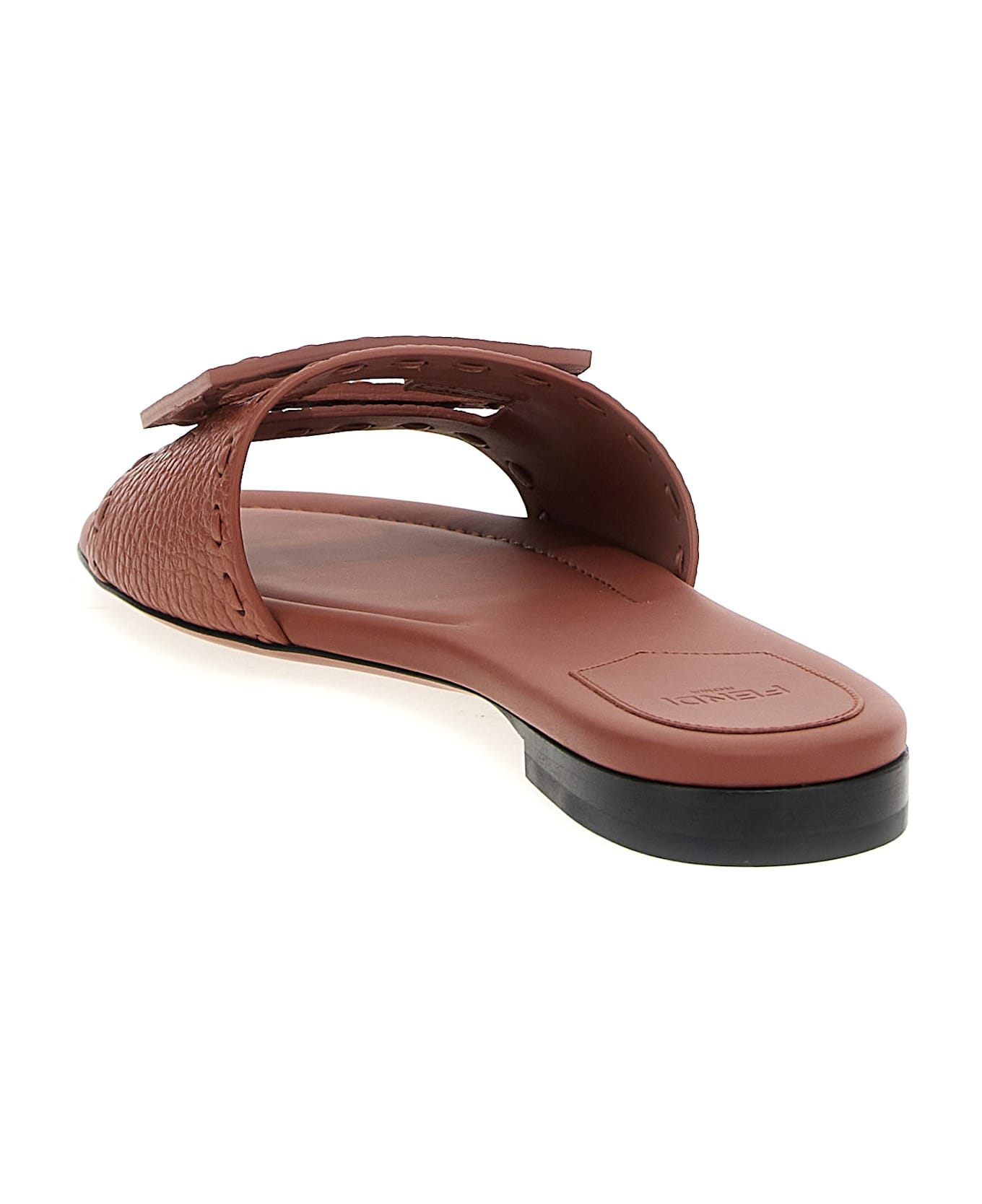 Fendi 'baguette' Slides - Brown