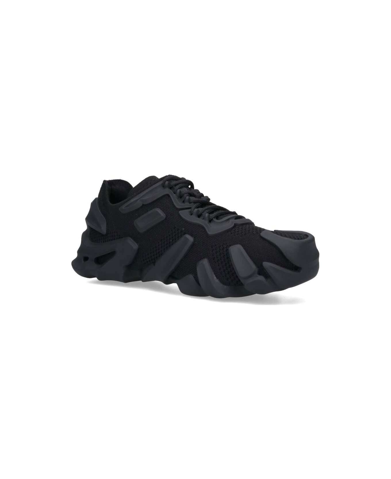 Bottega Veneta 'flex' Knit Sneakers - Black