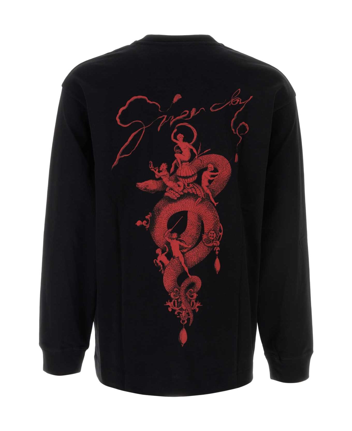 Black Cotton T-shirt