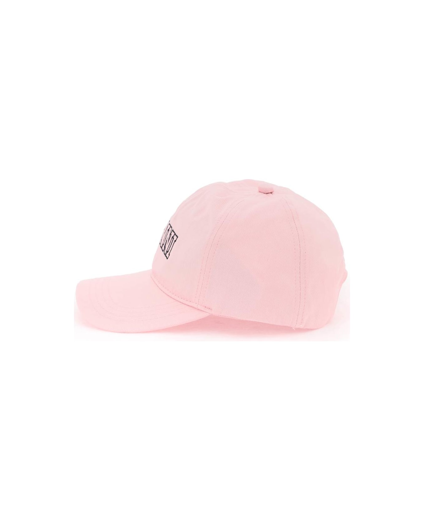 Ganni Pink Cotton Hat - SWEETLILAC 帽子