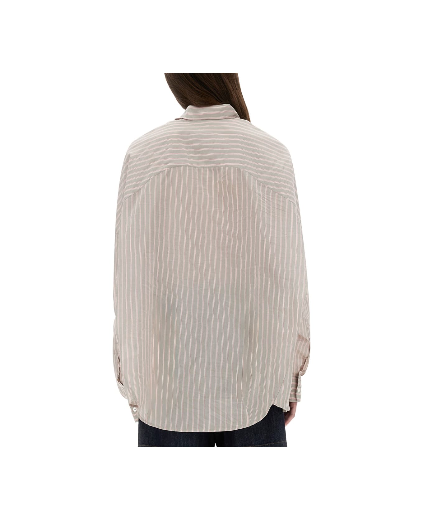 Dries Van Noten Oversized Striped Shirt - MULTICOLOUR