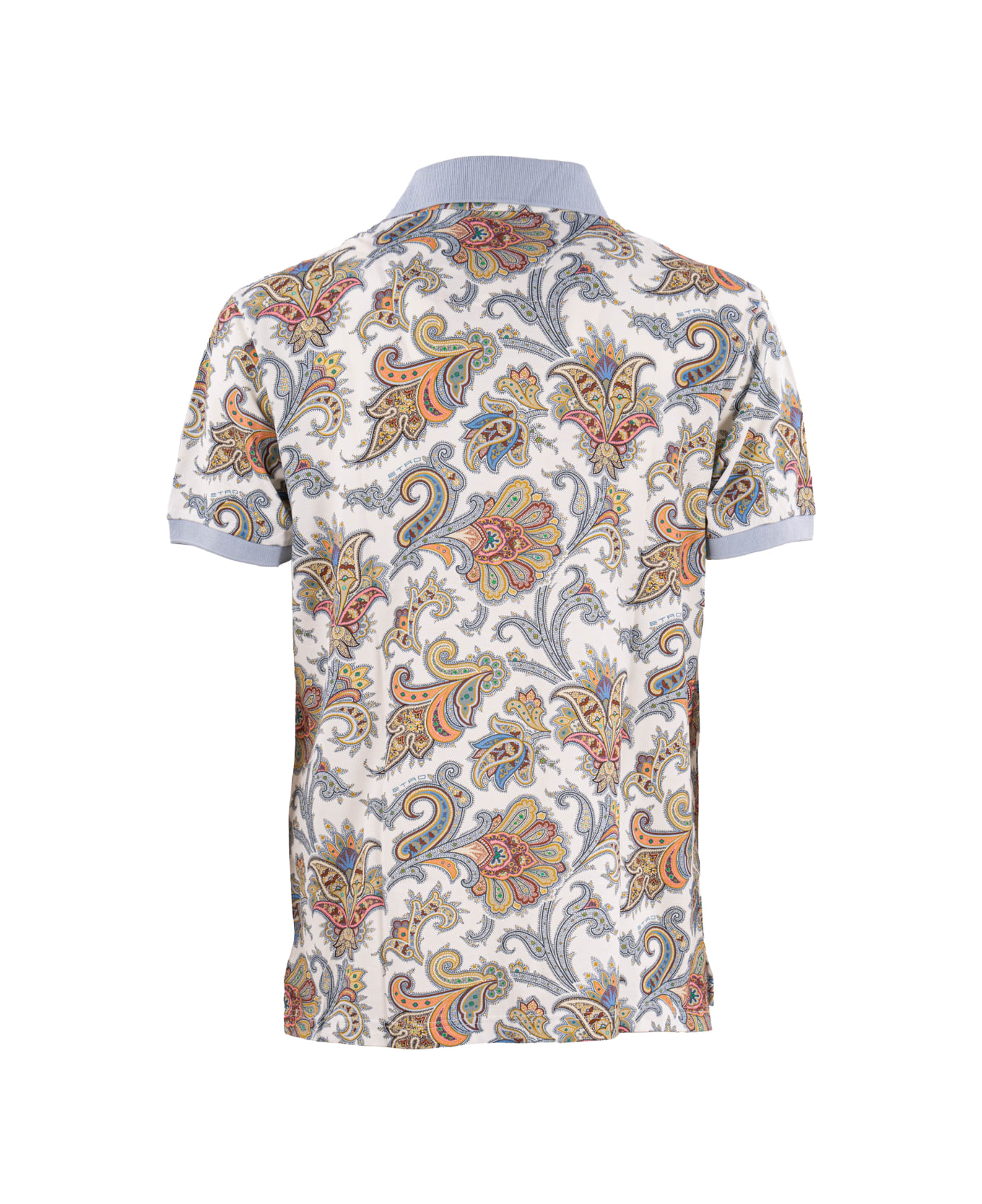 Etro Graphic Printed Polo Shirt - White