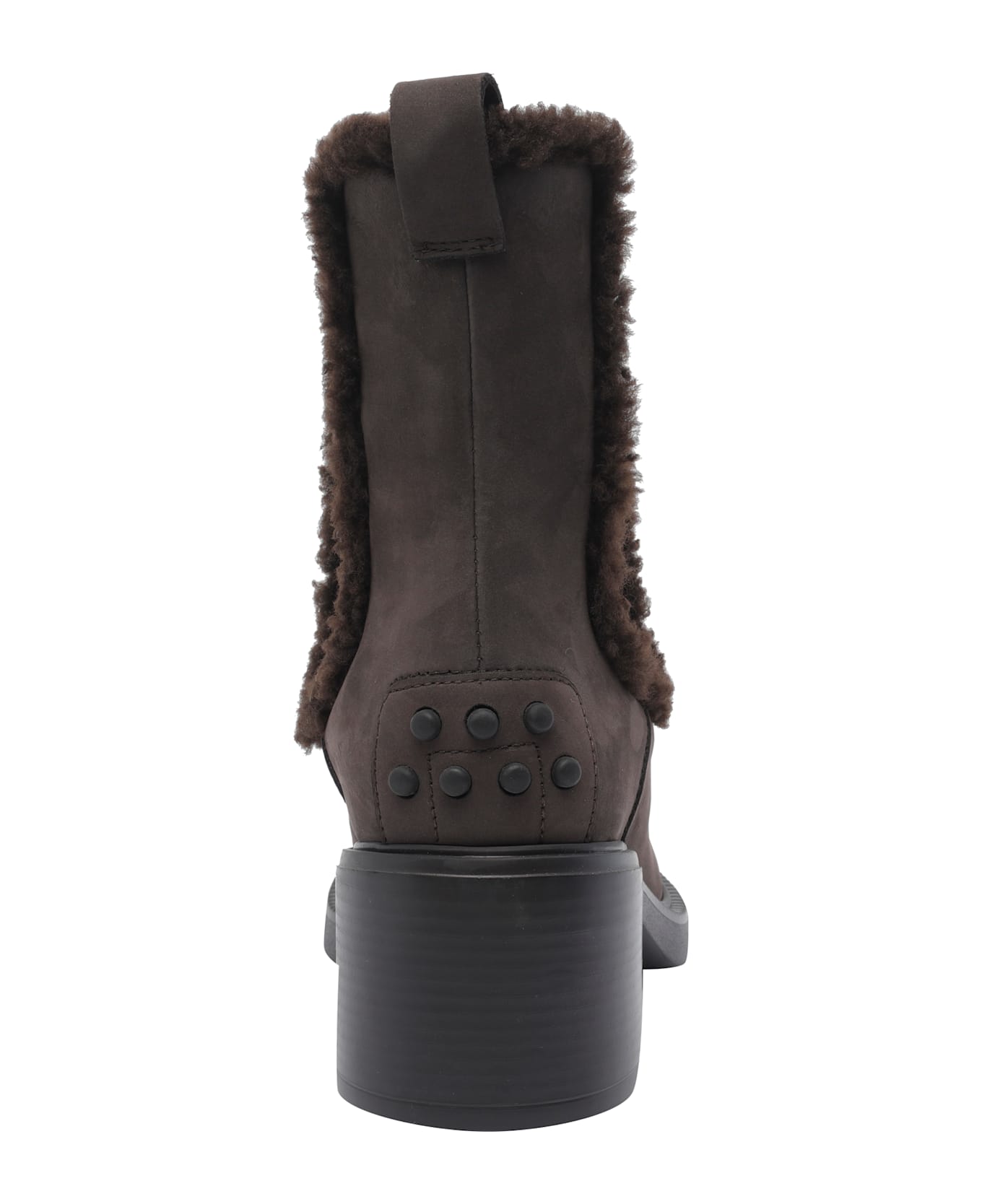 Tod
s Suede Booties - Brown