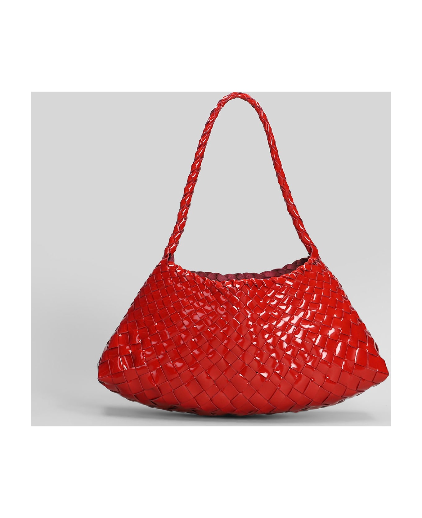 Dragon Diffusion Rosanna Mini Hand Bag In Red Leather - red
