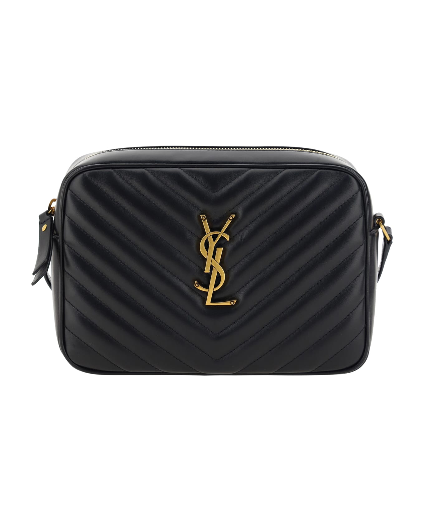 Saint Laurent Loulou Shoulder Bag - BLACK