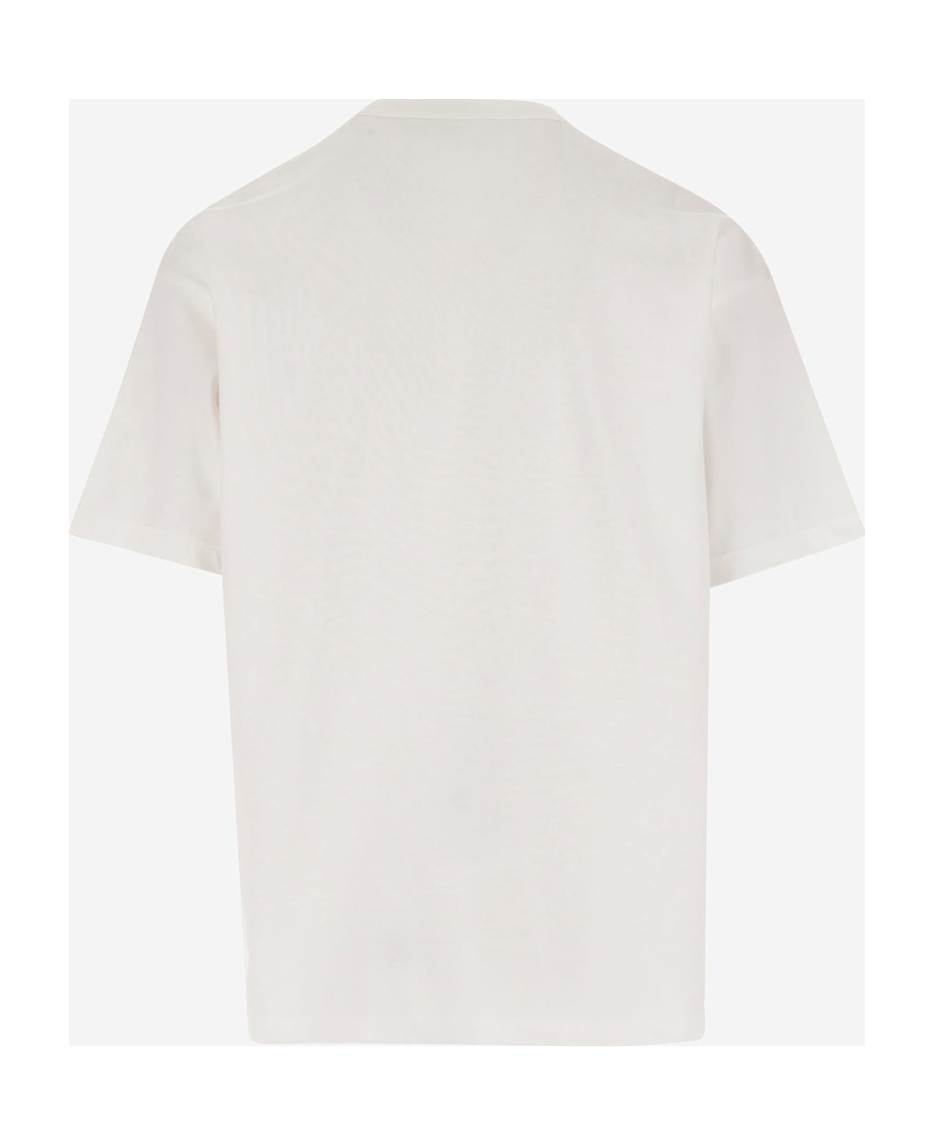 Comme des Garçons Cotton T-shirt With Graphic Print - White